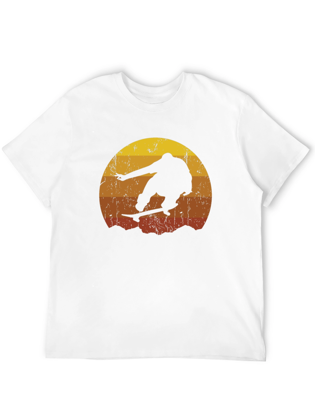 Skateboarder Sunset Graphic Tee - Cool Casual Style