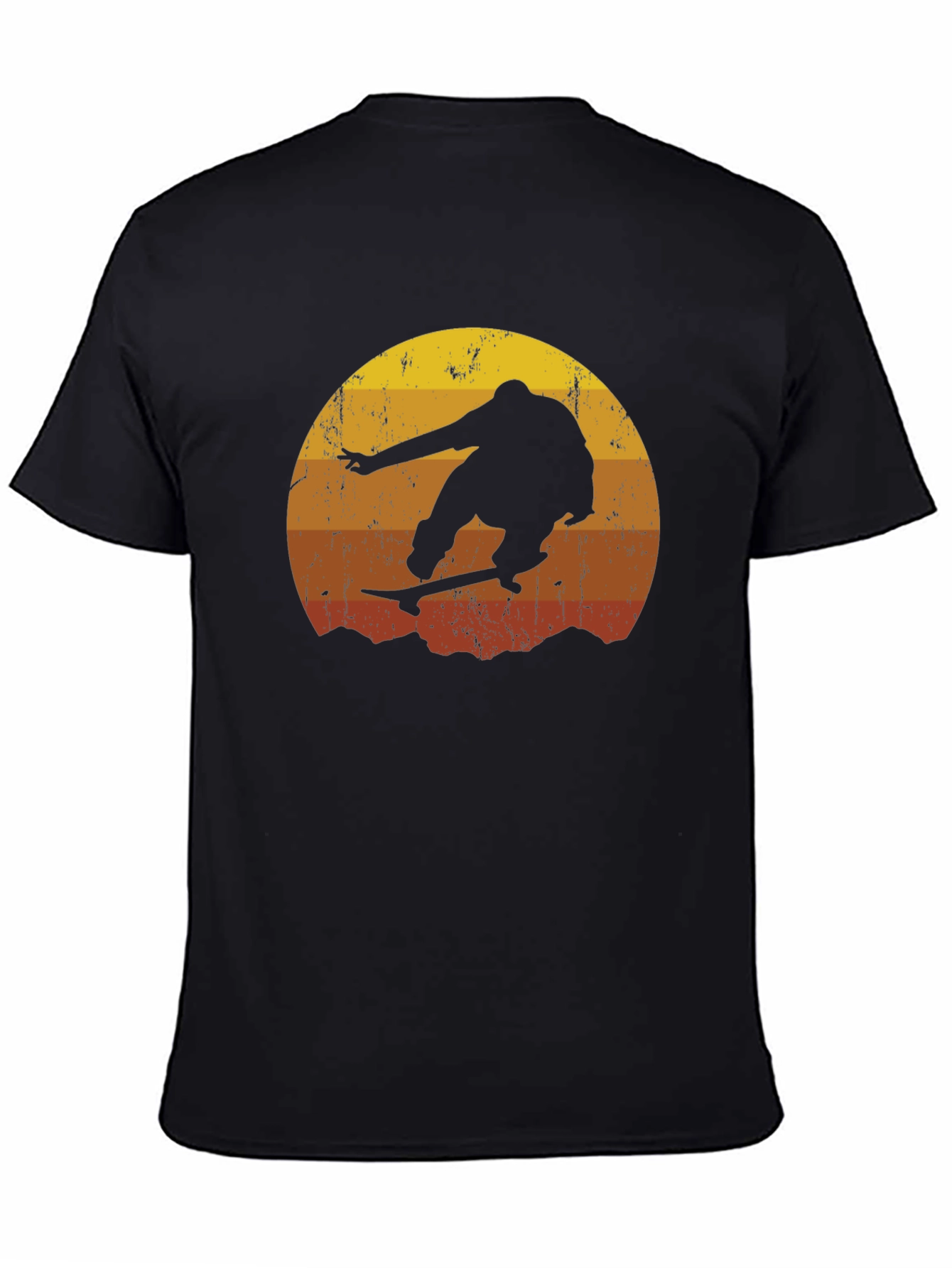 Skateboarder Sunset Graphic Tee - Cool Casual Style