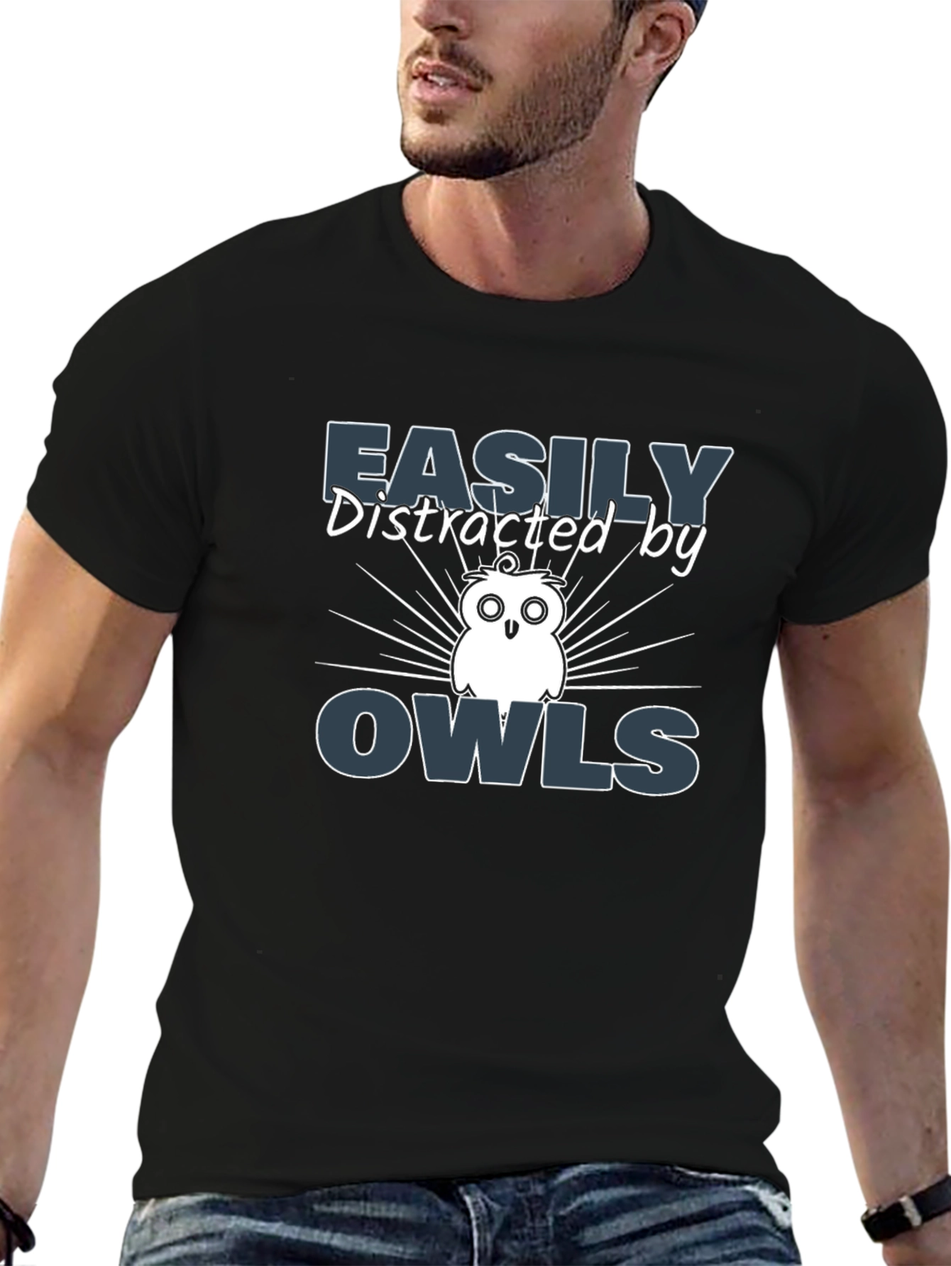 Easily Distracted By Owls T-Shirt