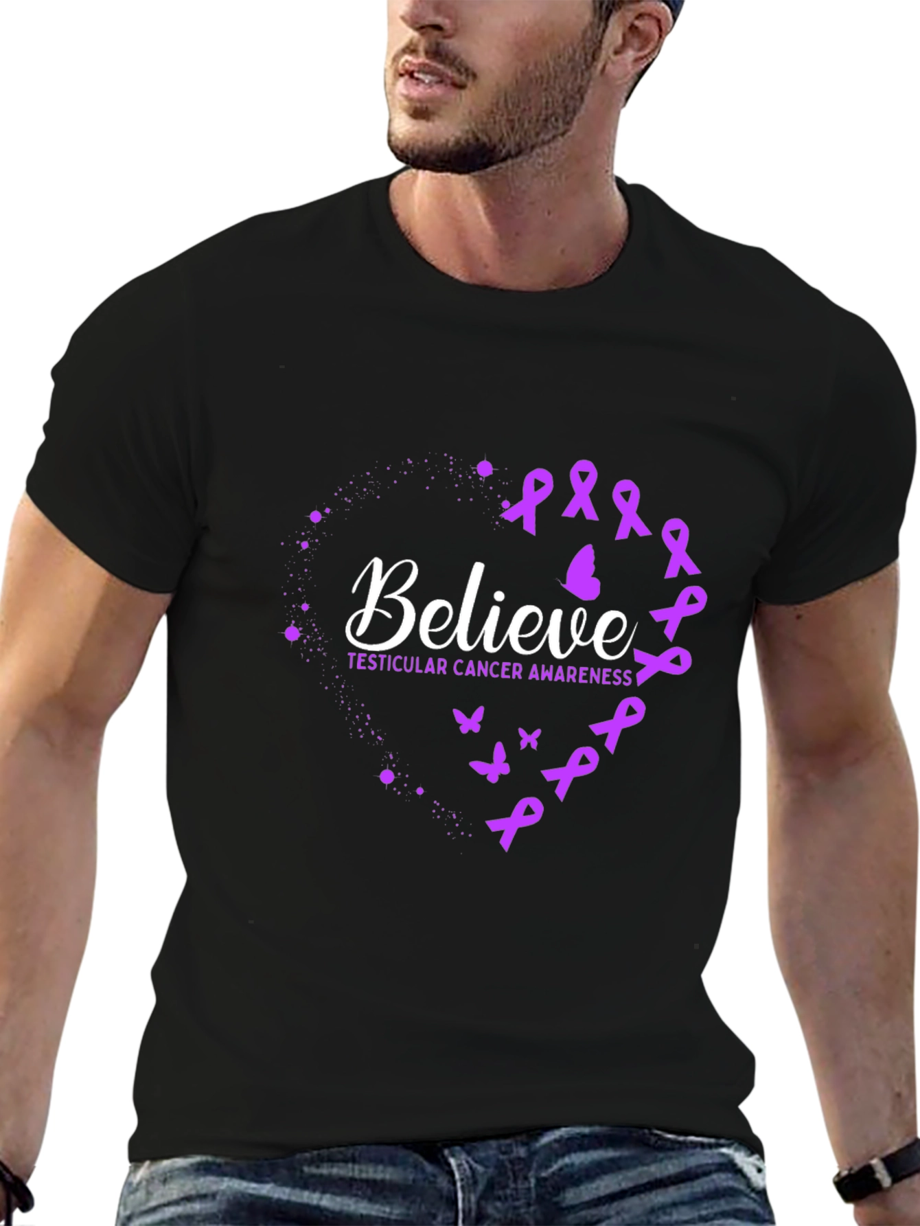 Believe Testicular Cancer Awareness T-Shirt