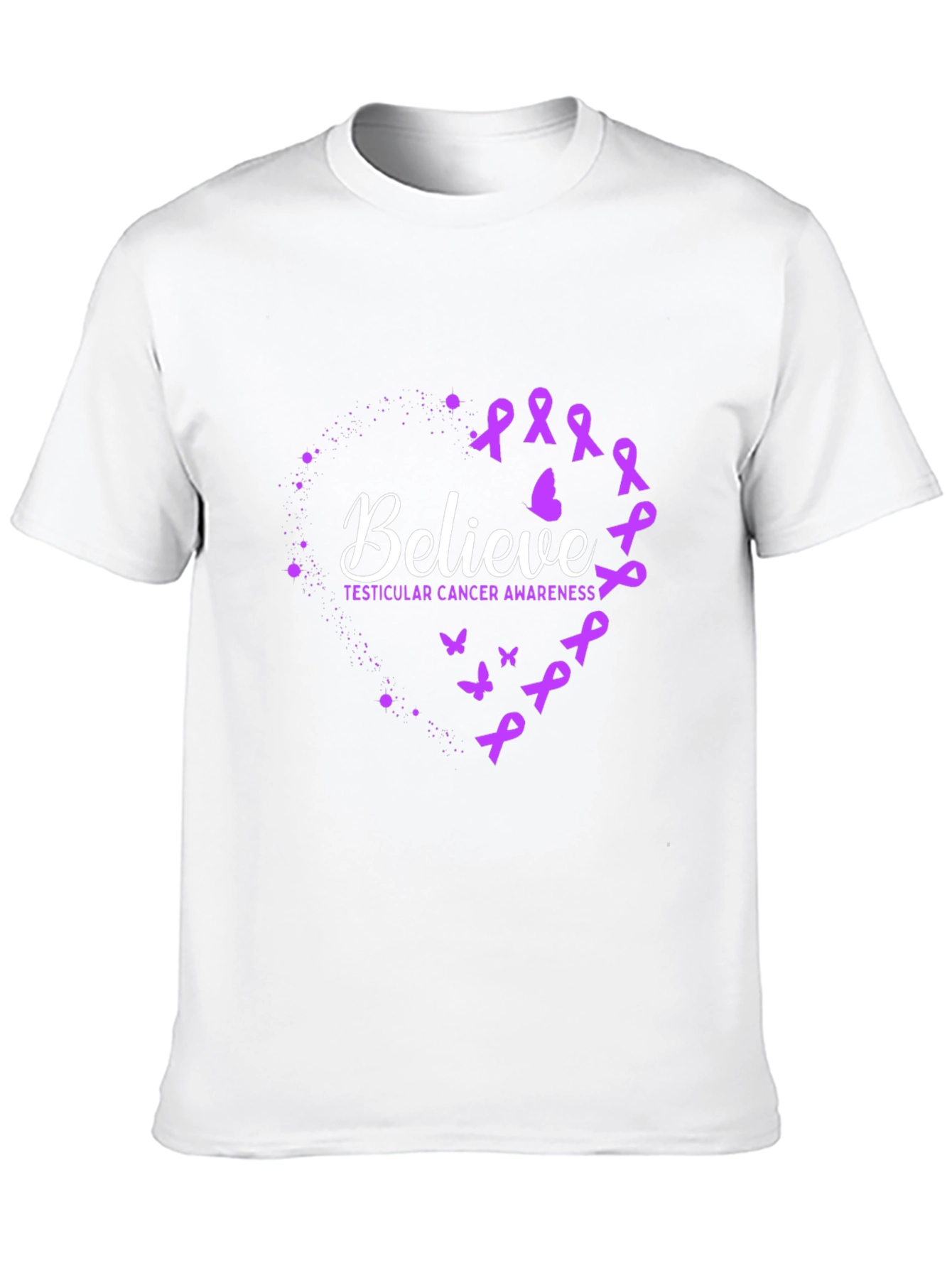 Believe Testicular Cancer Awareness T-Shirt