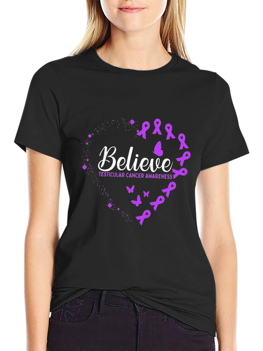 Believe Testicular Cancer Awareness T-Shirt