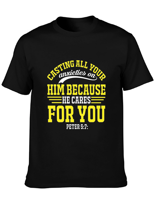 Faith-Inspired T-Shirt: Cast Your Anxieties on Him