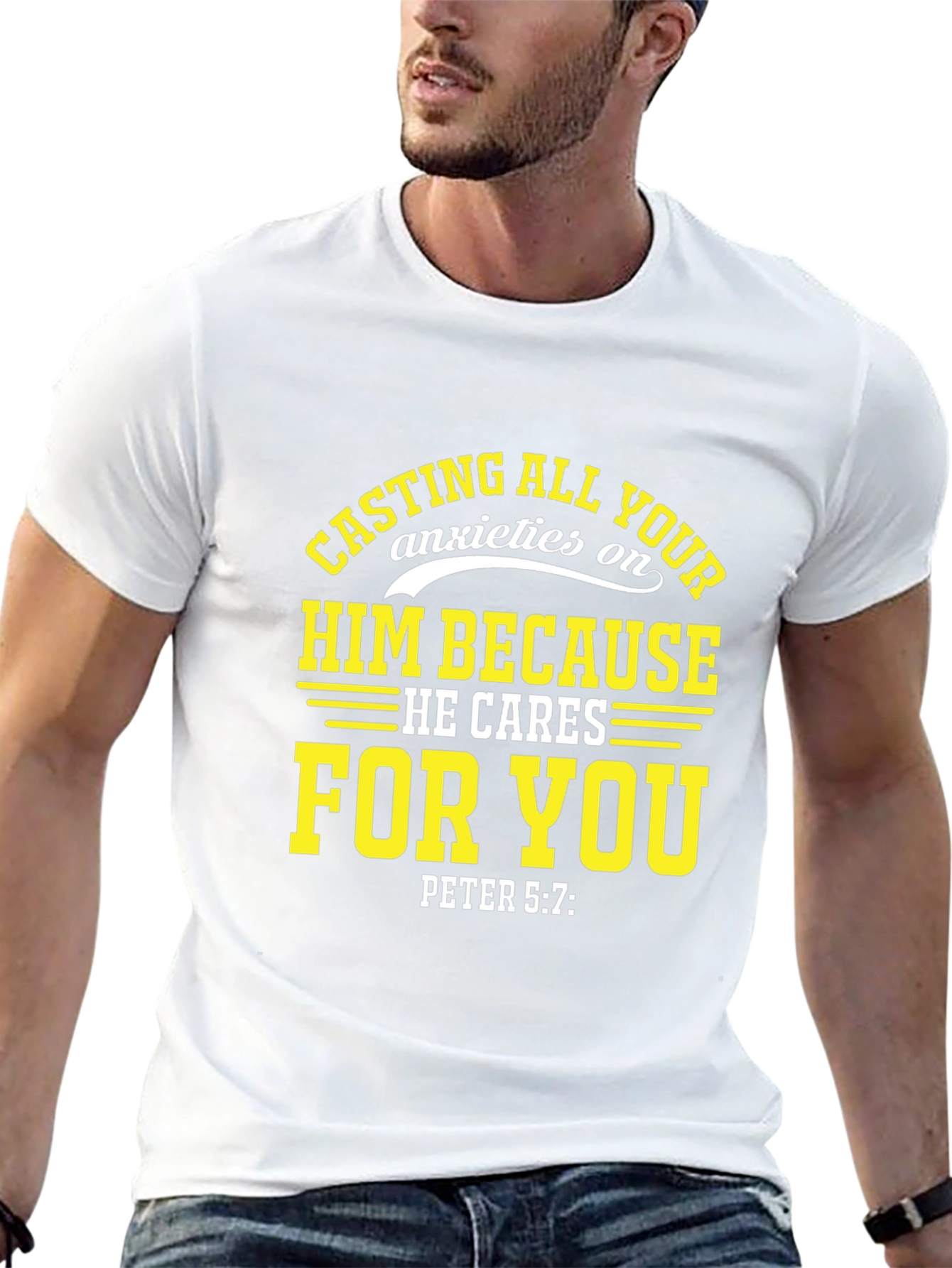 Faith-Inspired T-Shirt: Cast Your Anxieties on Him