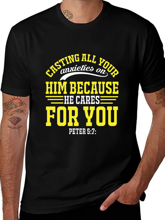 Faith-Inspired T-Shirt: Cast Your Anxieties on Him