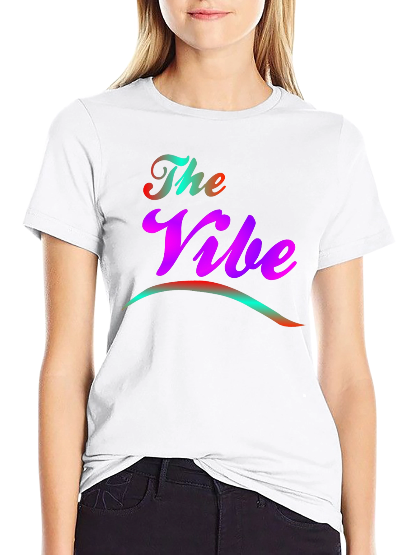 The Vibe T-Shirt - Funky Gradient Design