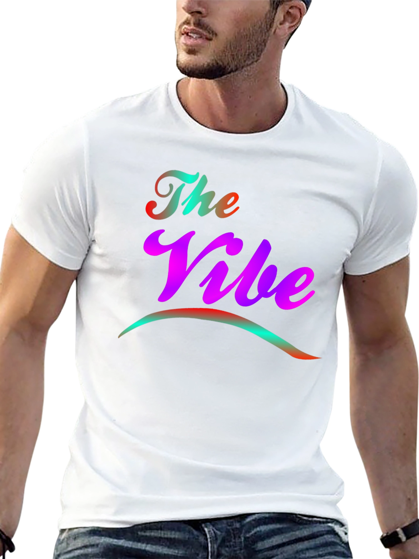 The Vibe T-Shirt - Funky Gradient Design