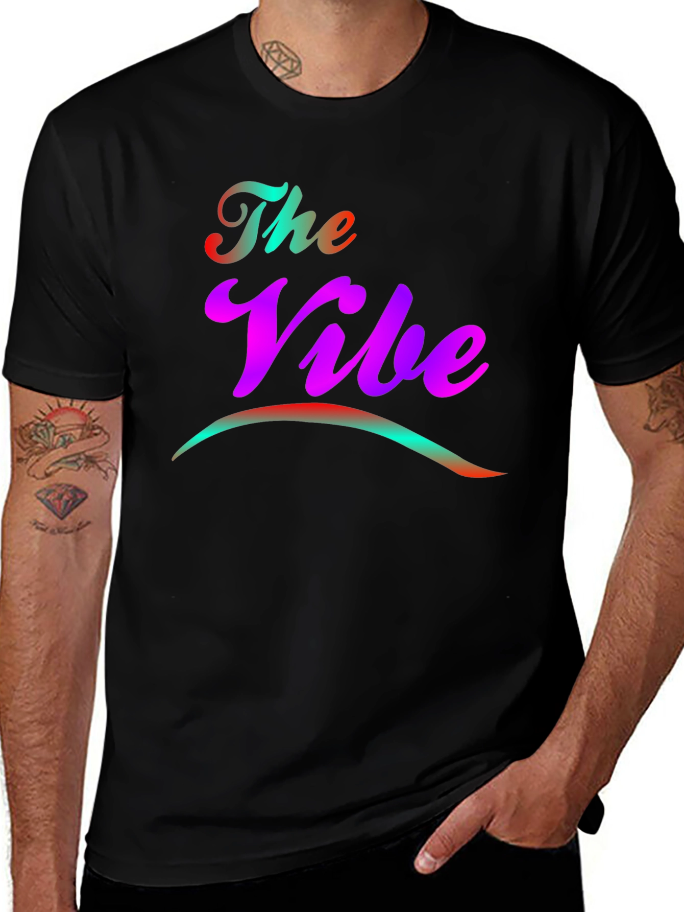 The Vibe T-Shirt - Funky Gradient Design