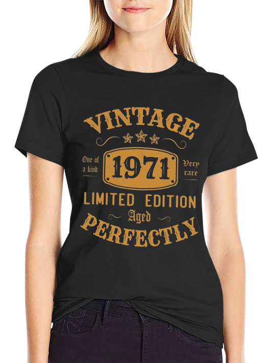Vintage 1971 Limited Edition Aged Perfectly T-Shirt