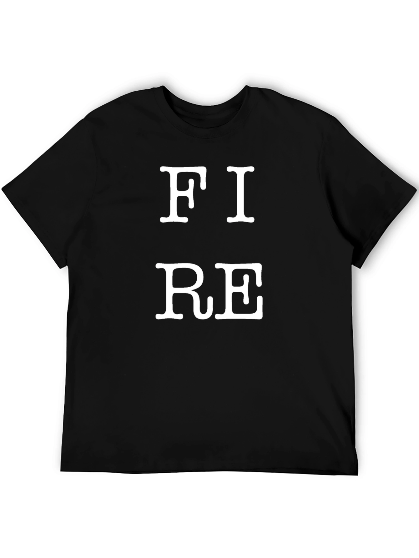 FIRE Graphic Print Tee - Bold Statement Shirt