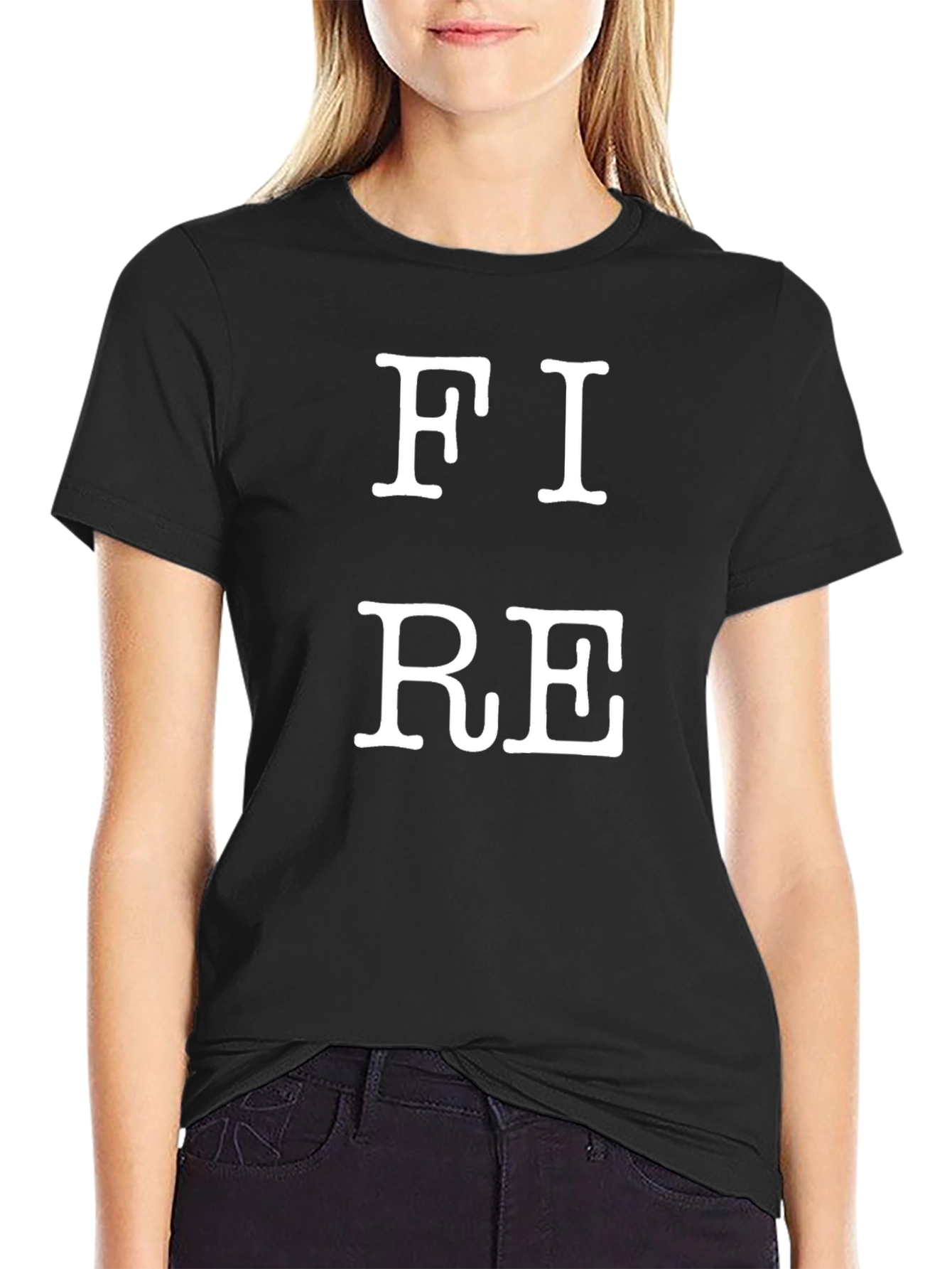 FIRE Graphic Print Tee - Bold Statement Shirt