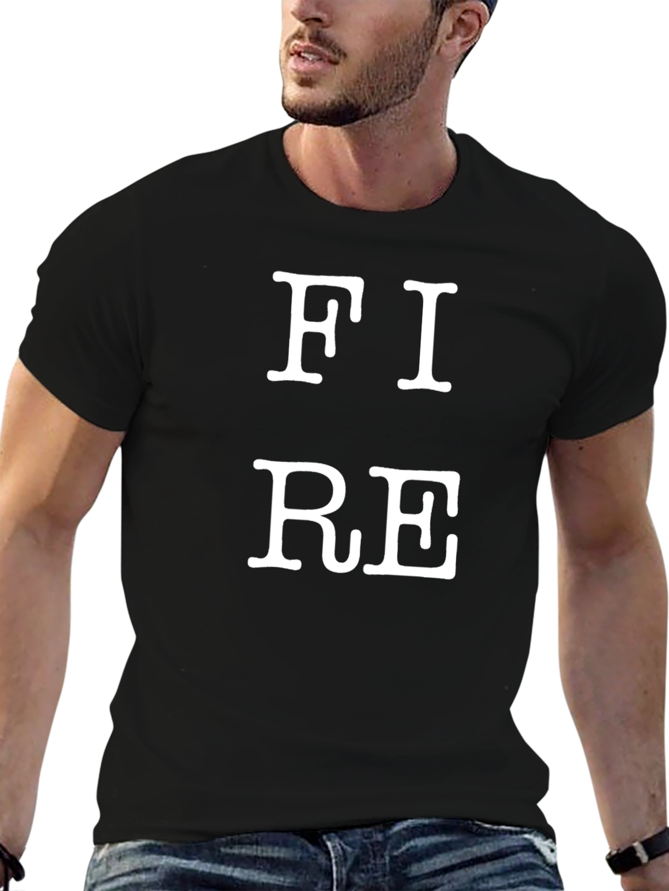 FIRE Graphic Print Tee - Bold Statement Shirt