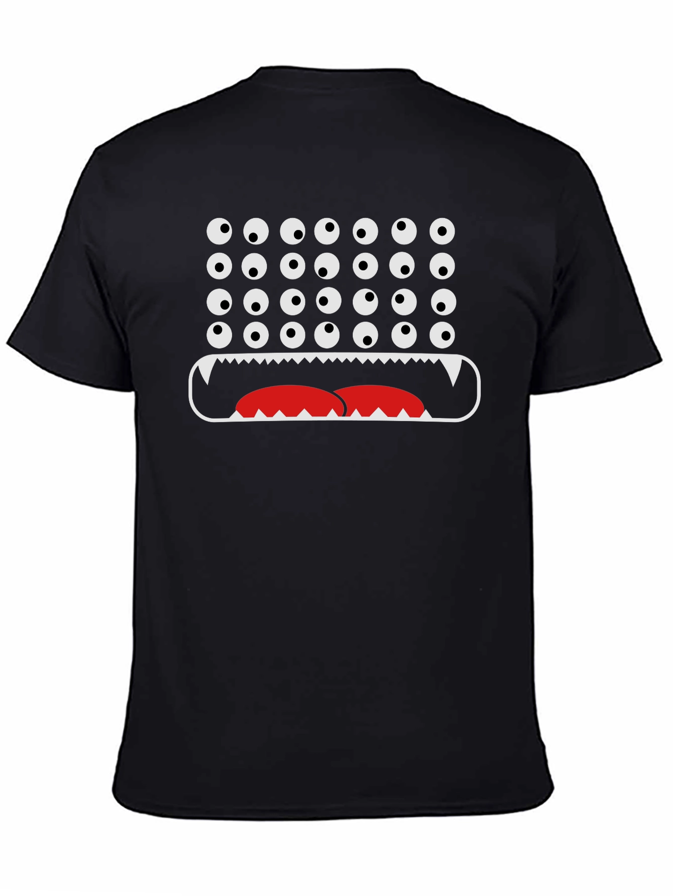 Monster Eyes Graphic T-Shirt - Spooky Halloween Tee