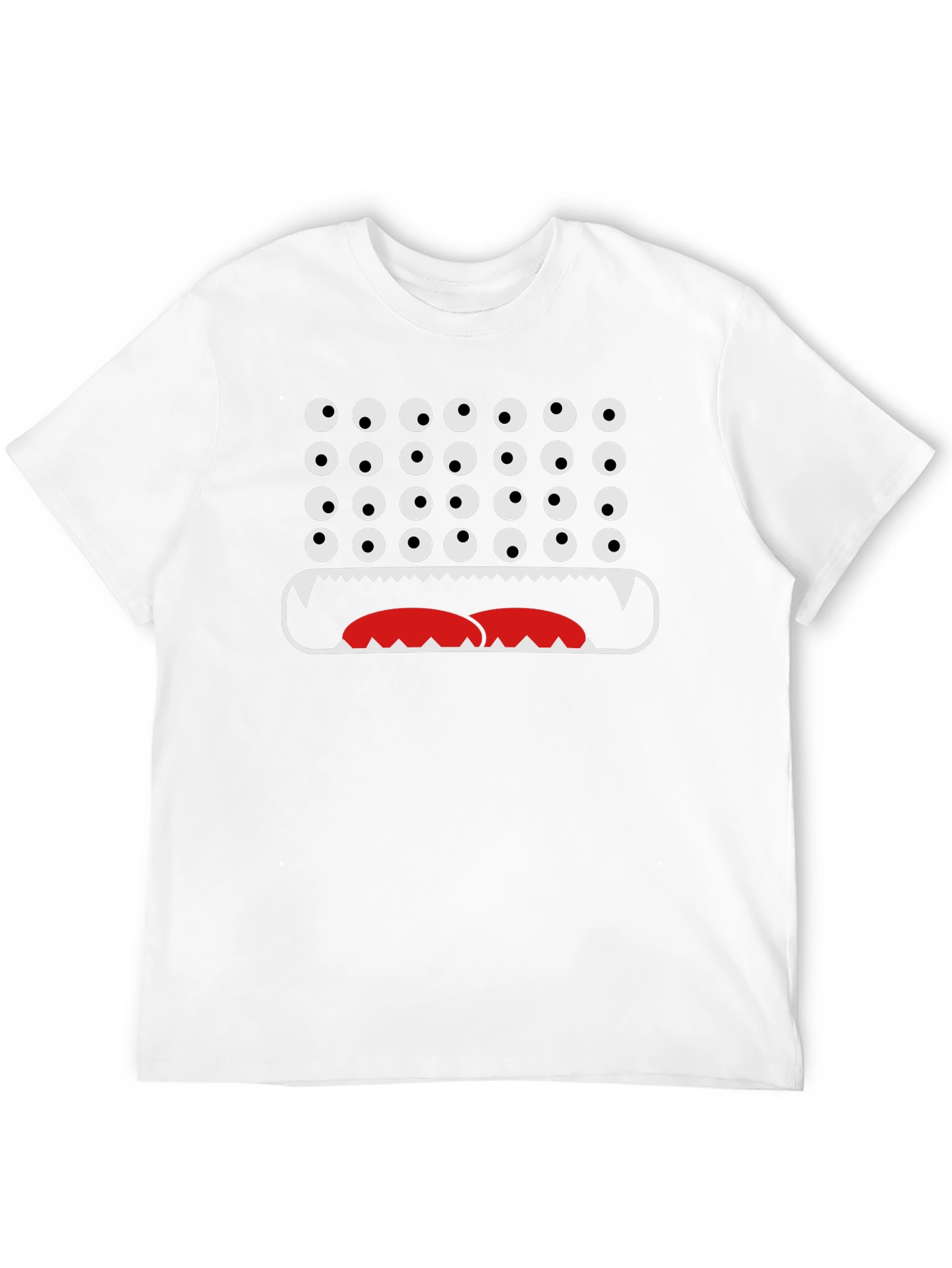 Monster Eyes Graphic T-Shirt - Spooky Halloween Tee