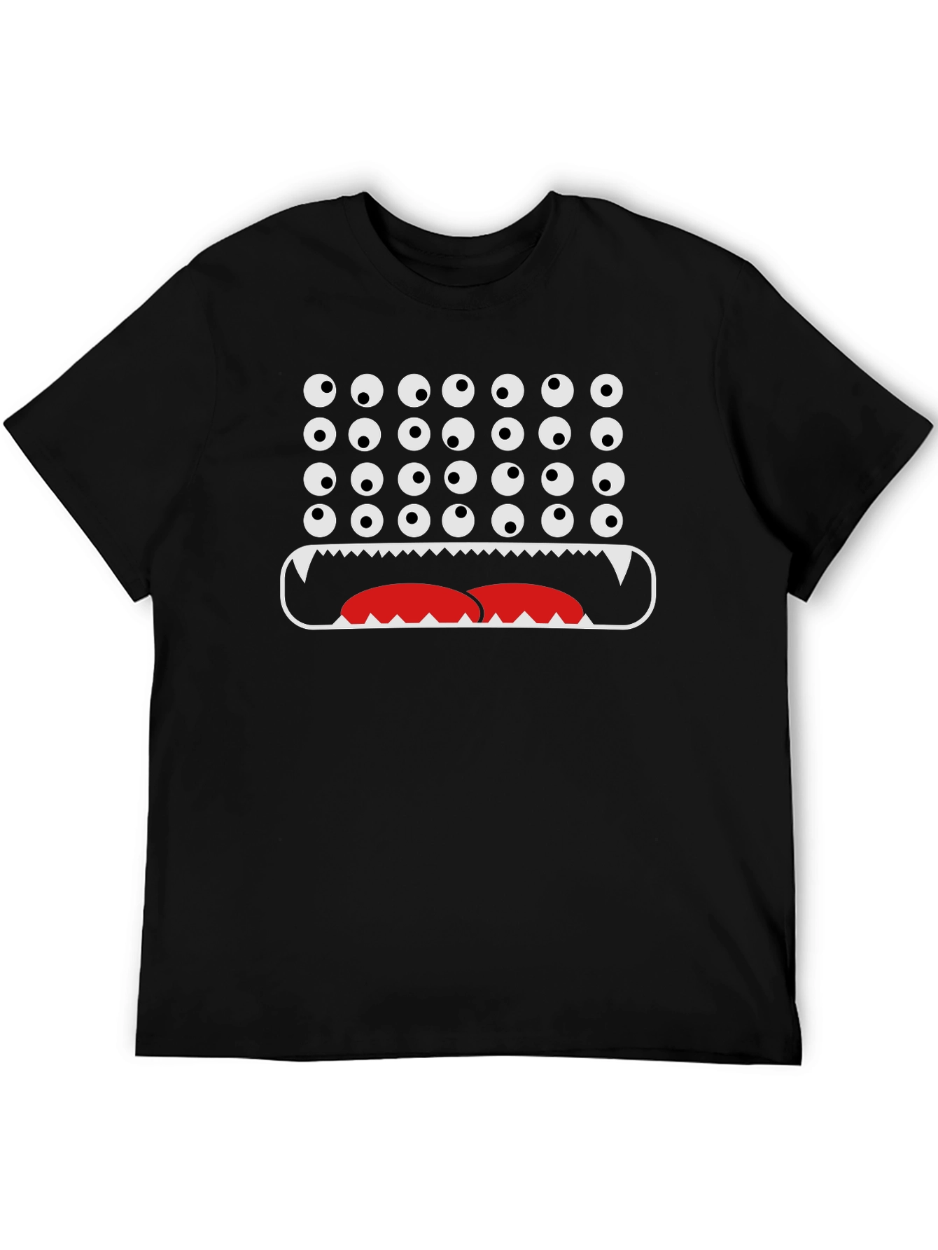 Monster Eyes Graphic T-Shirt - Spooky Halloween Tee