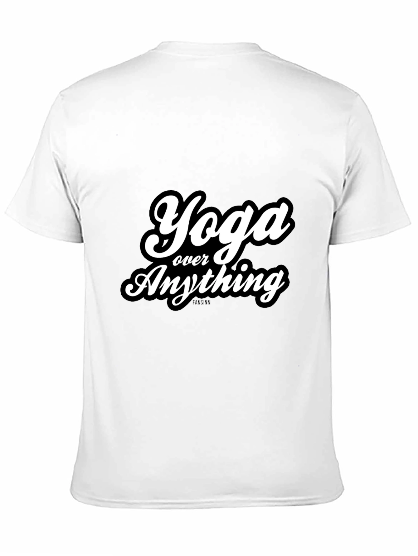 Yoga Over Anything Black Graphic Tee