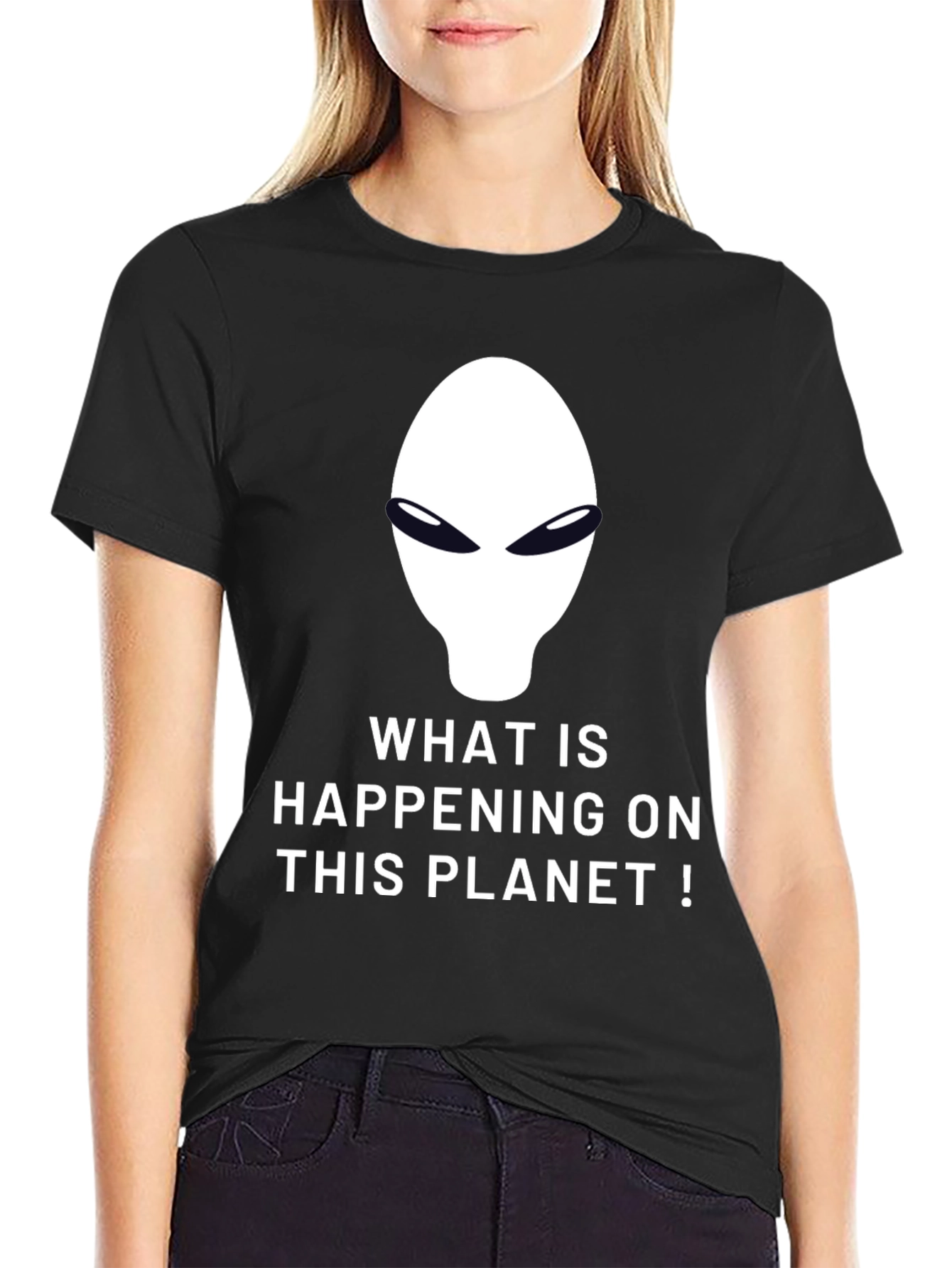 Alien Graphic T-Shirt - What is Happening?