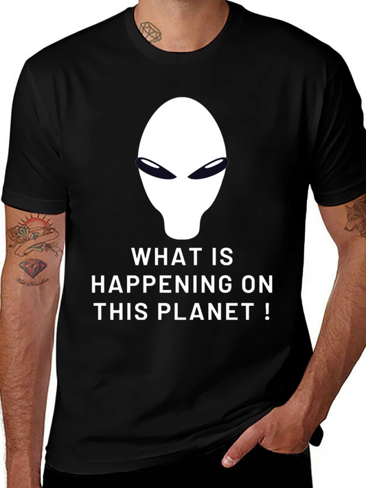 Alien Graphic T-Shirt - What is Happening?