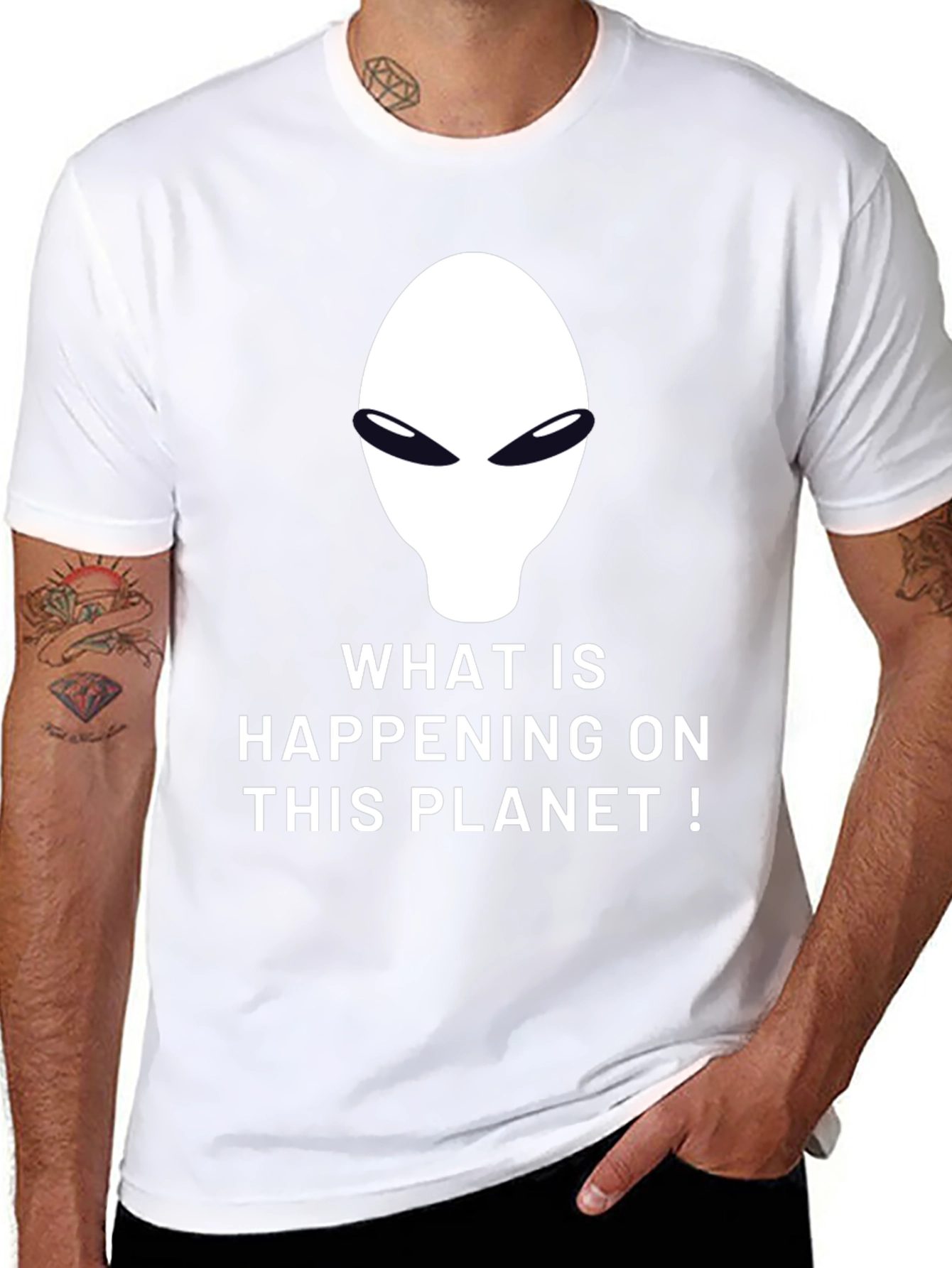 Alien Graphic T-Shirt - What is Happening?