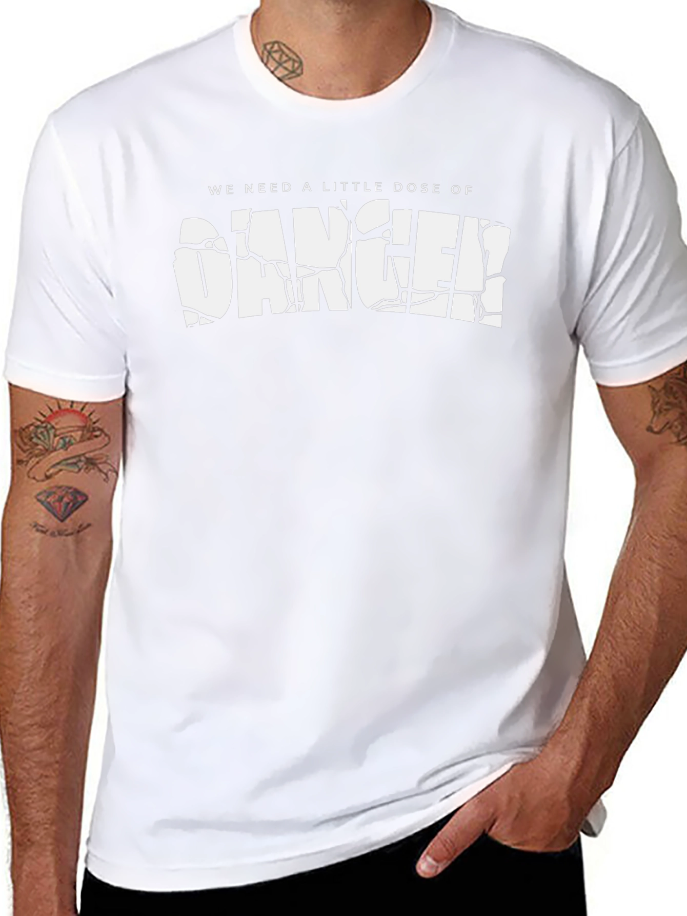Danger Dose Tee - Black Graphic T-Shirt