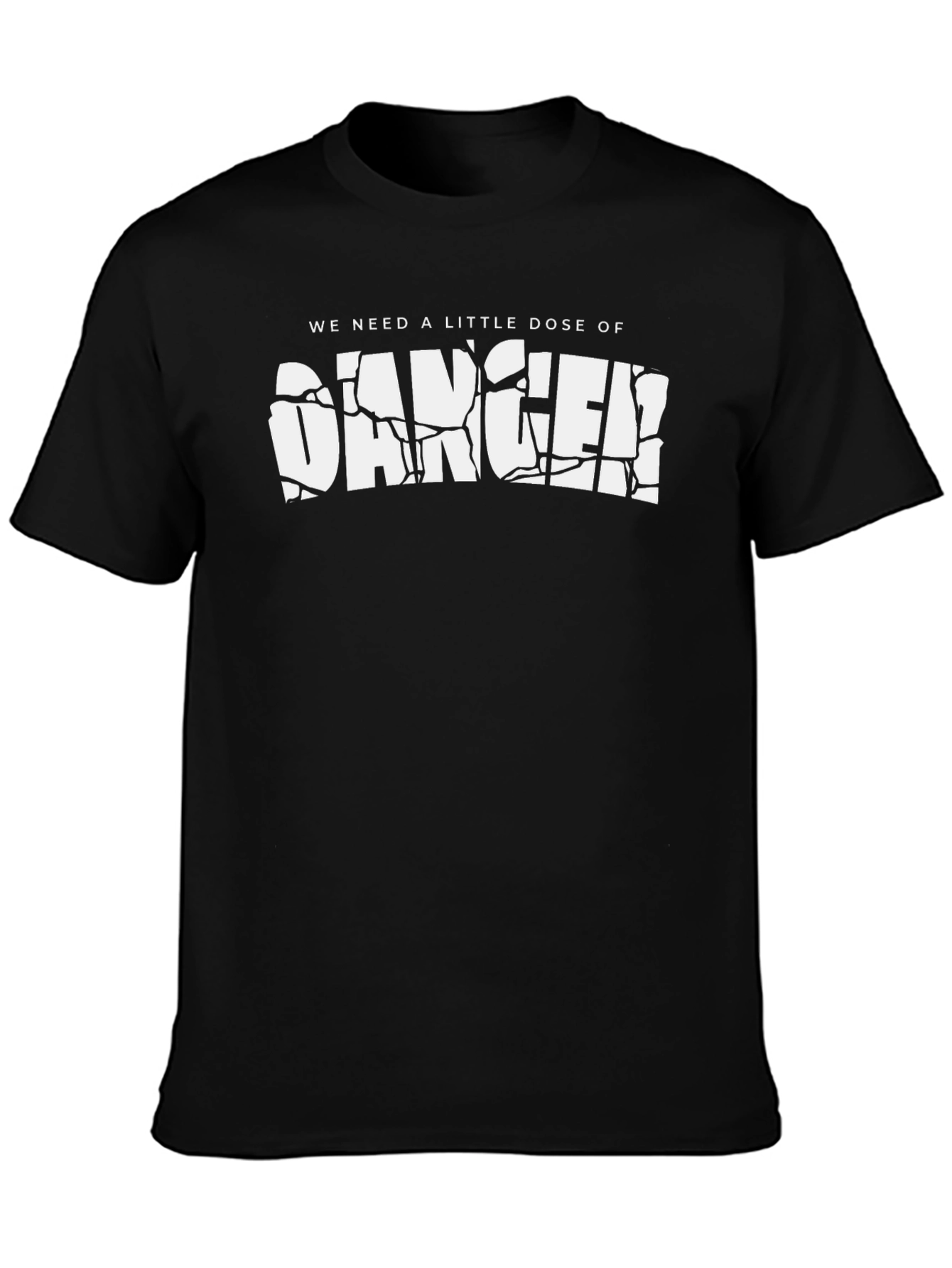 Danger Dose Tee - Black Graphic T-Shirt