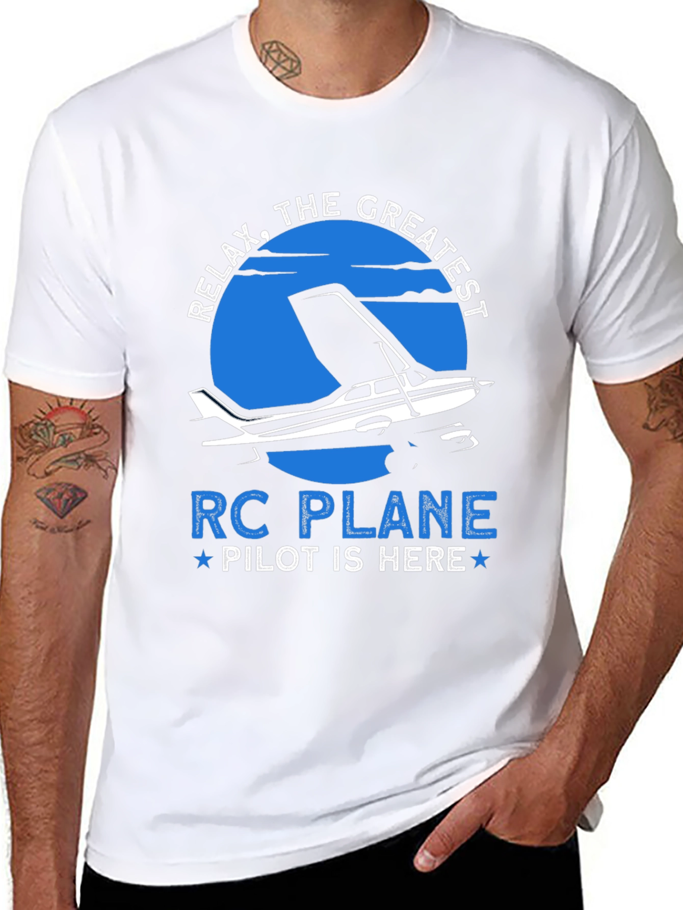 RC Plane Pilot Graphic T-Shirt