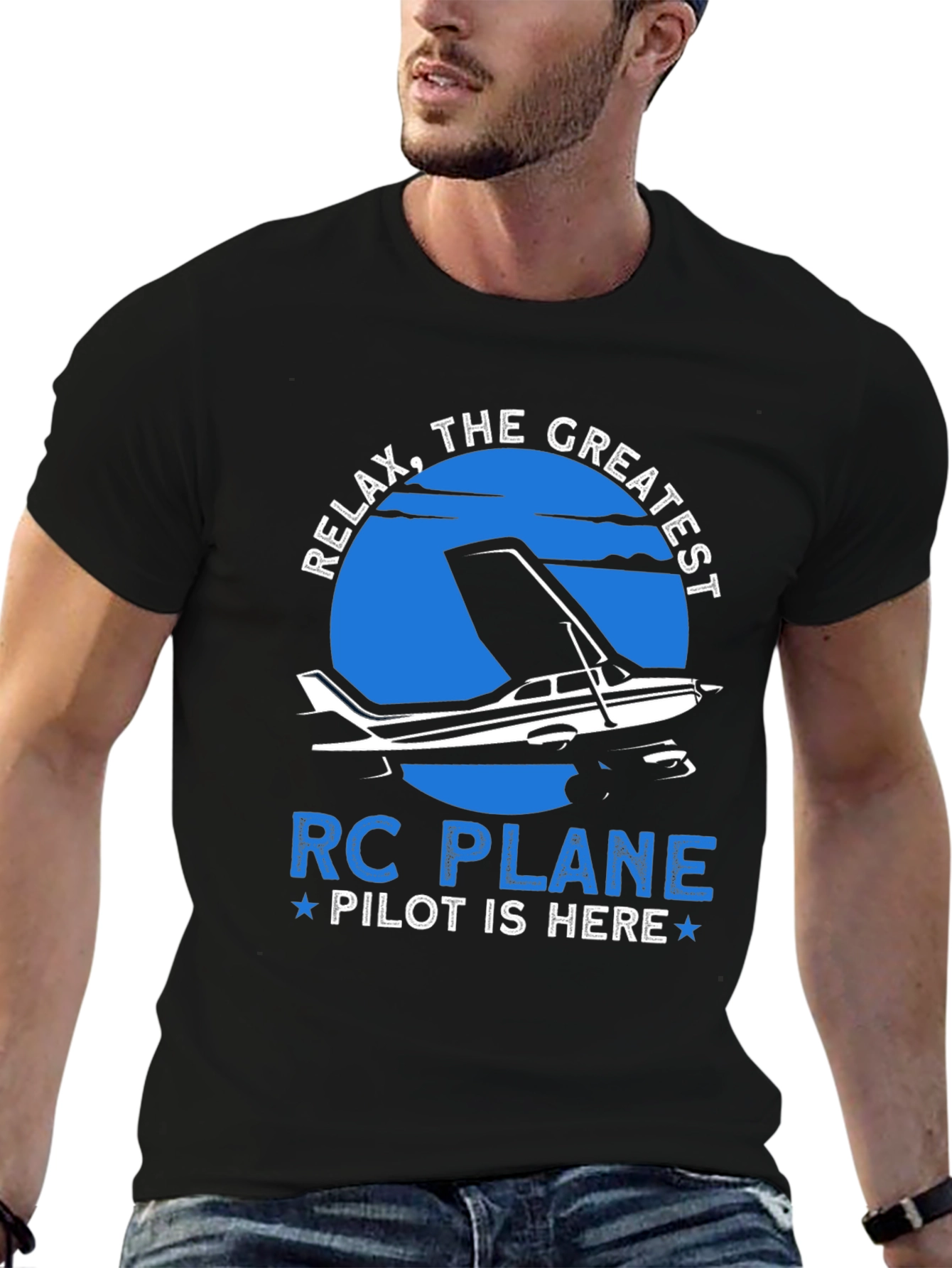 RC Plane Pilot Graphic T-Shirt