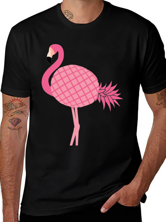 Funky Flamingo Pineapple Graphic Tee