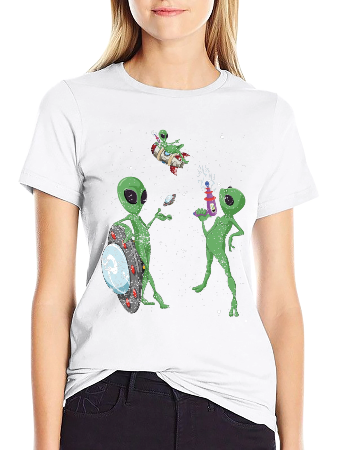 Alien Party T-Shirt - Space Adventure Tee