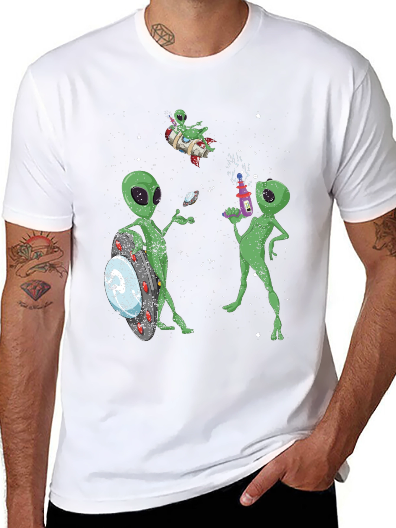 Alien Party T-Shirt - Space Adventure Tee