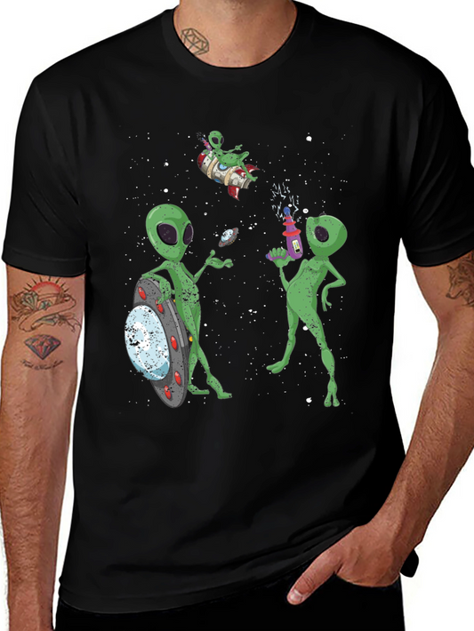 Alien Party T-Shirt - Space Adventure Tee