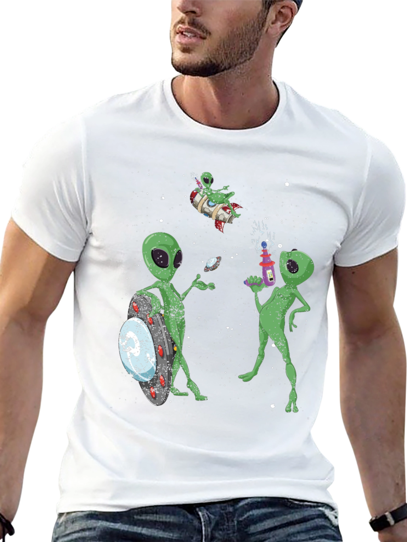 Alien Party T-Shirt - Space Adventure Tee