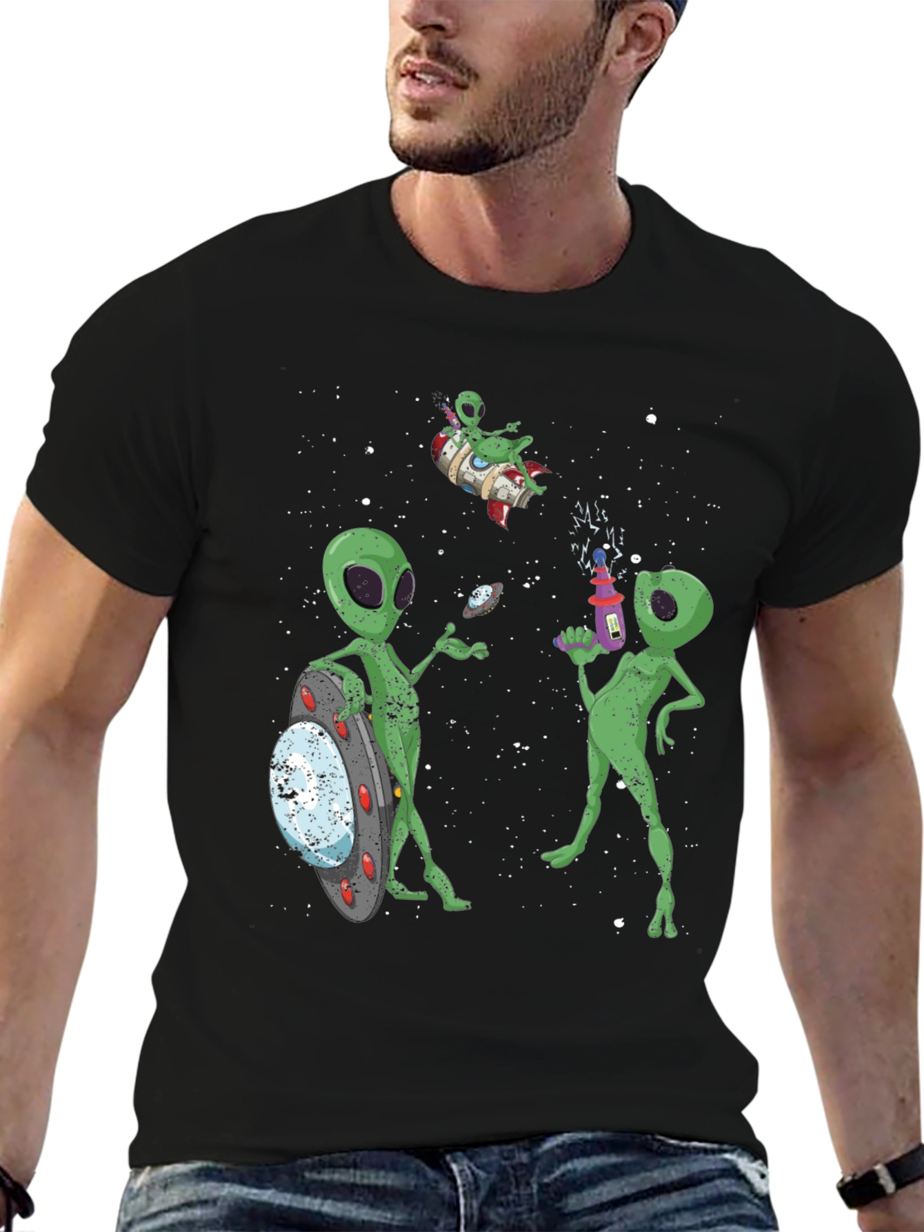 Alien Party T-Shirt - Space Adventure Tee