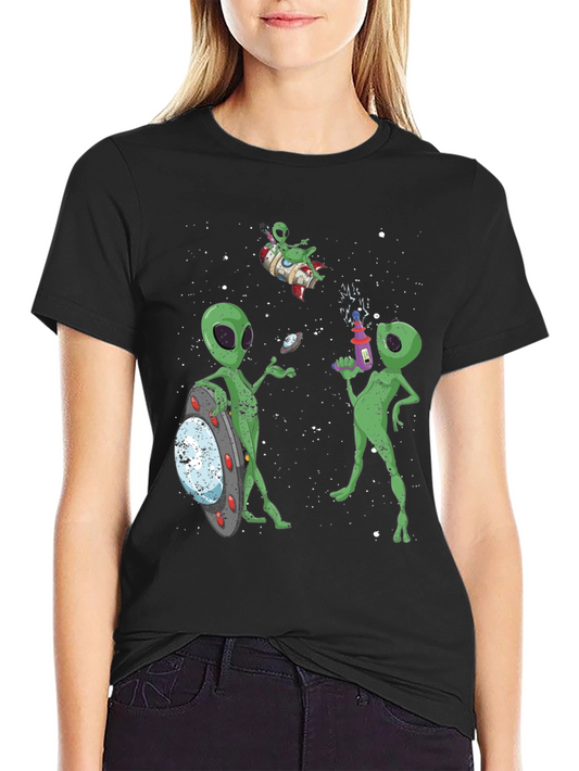 Alien Party T-Shirt - Space Adventure Tee