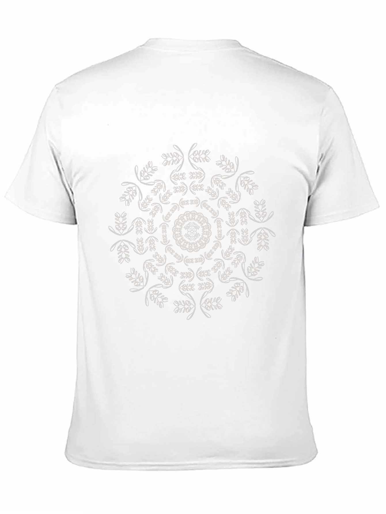 Mandala Love T-Shirt - Black