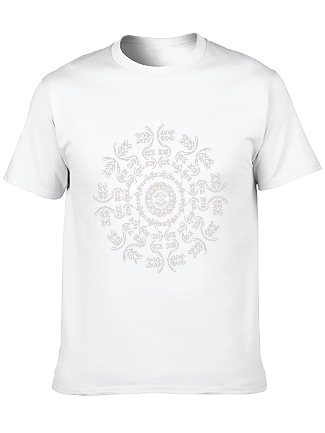Mandala Love T-Shirt - Black