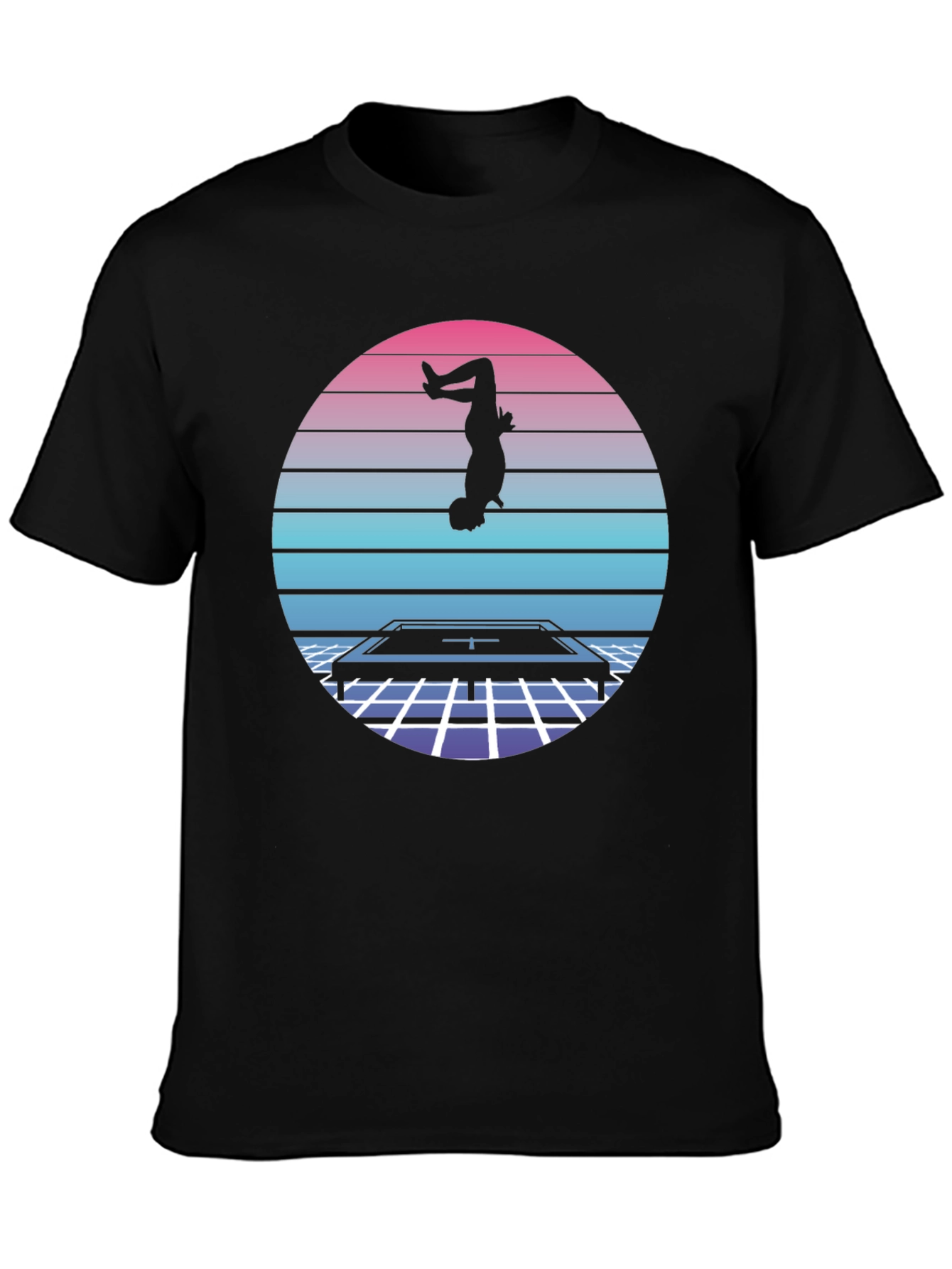 Retro Trampoline Silhouette Tee