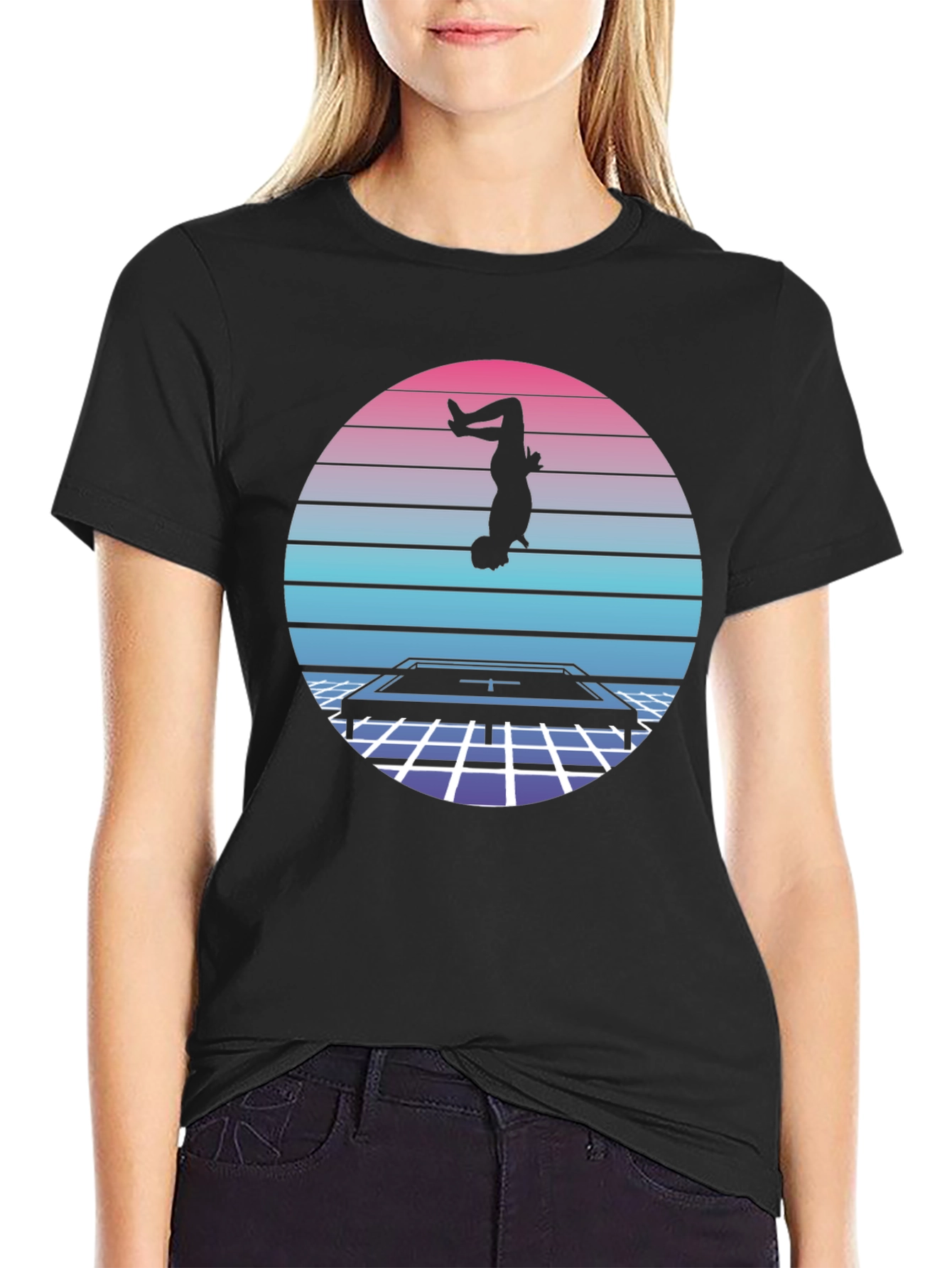 Retro Trampoline Silhouette Tee
