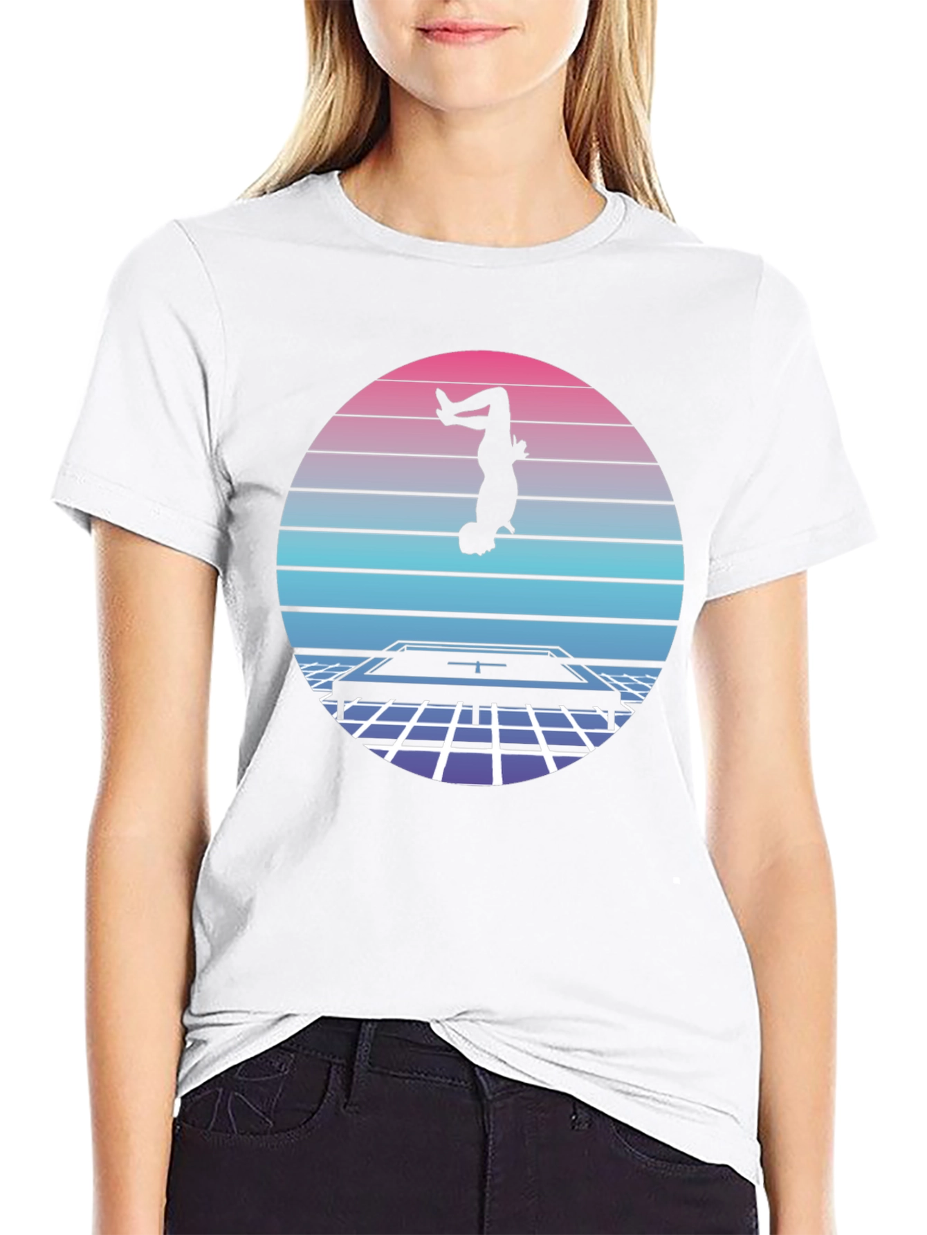 Retro Trampoline Silhouette Tee