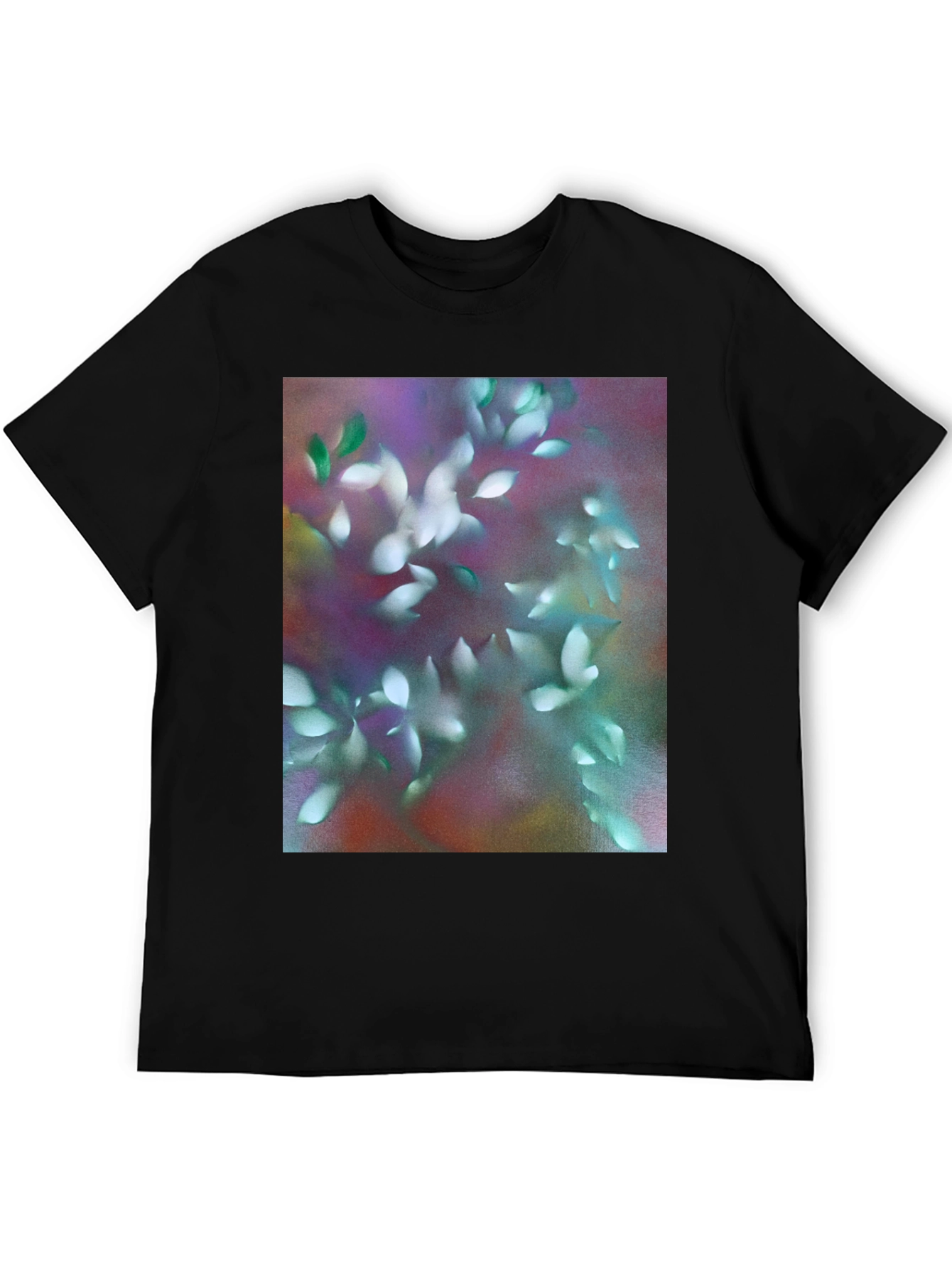 Abstract Floral Graphic Print T-Shirt