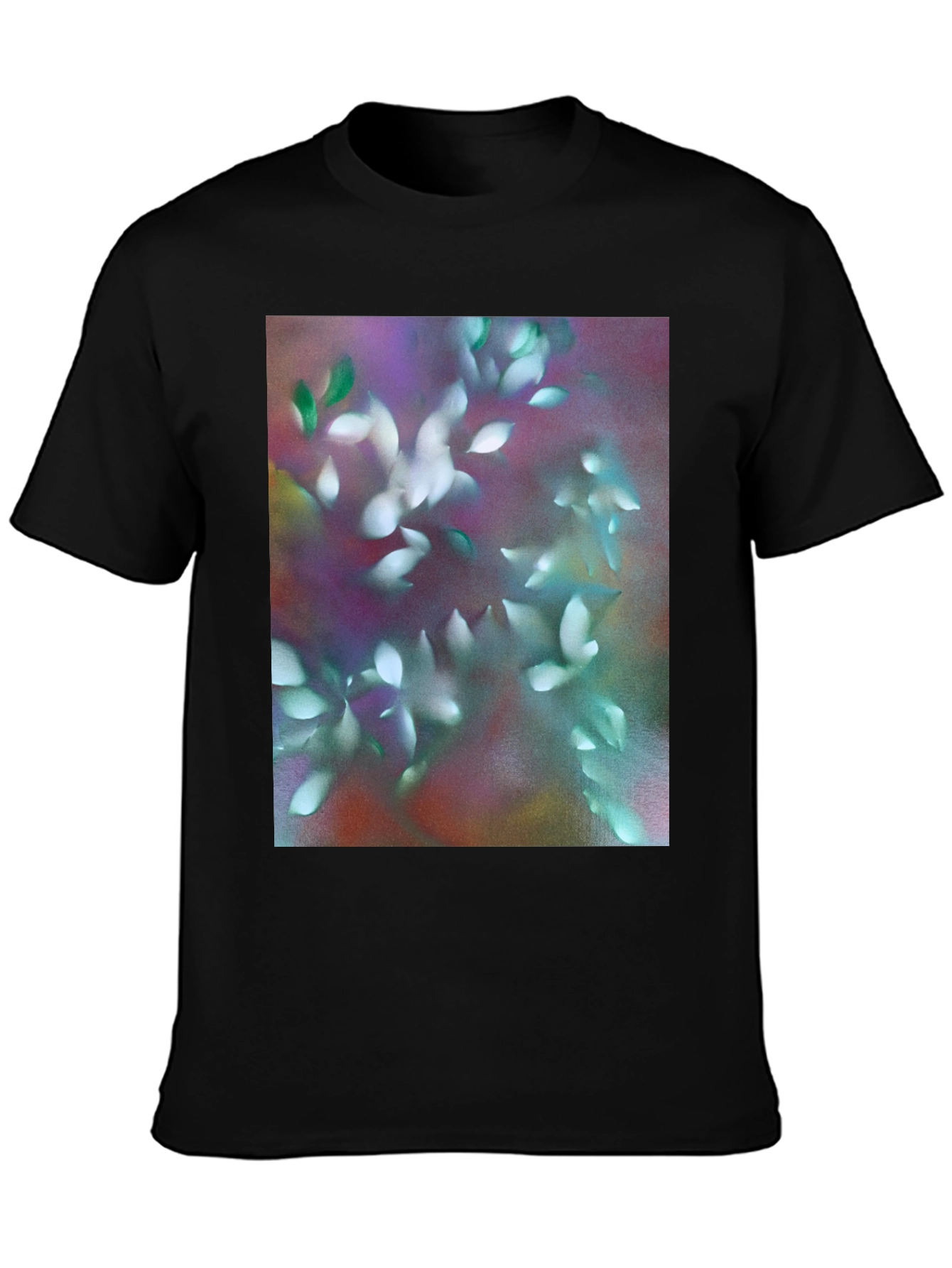 Abstract Floral Graphic Print T-Shirt