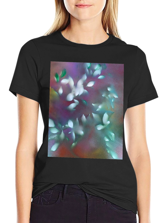 Abstract Floral Graphic Print T-Shirt