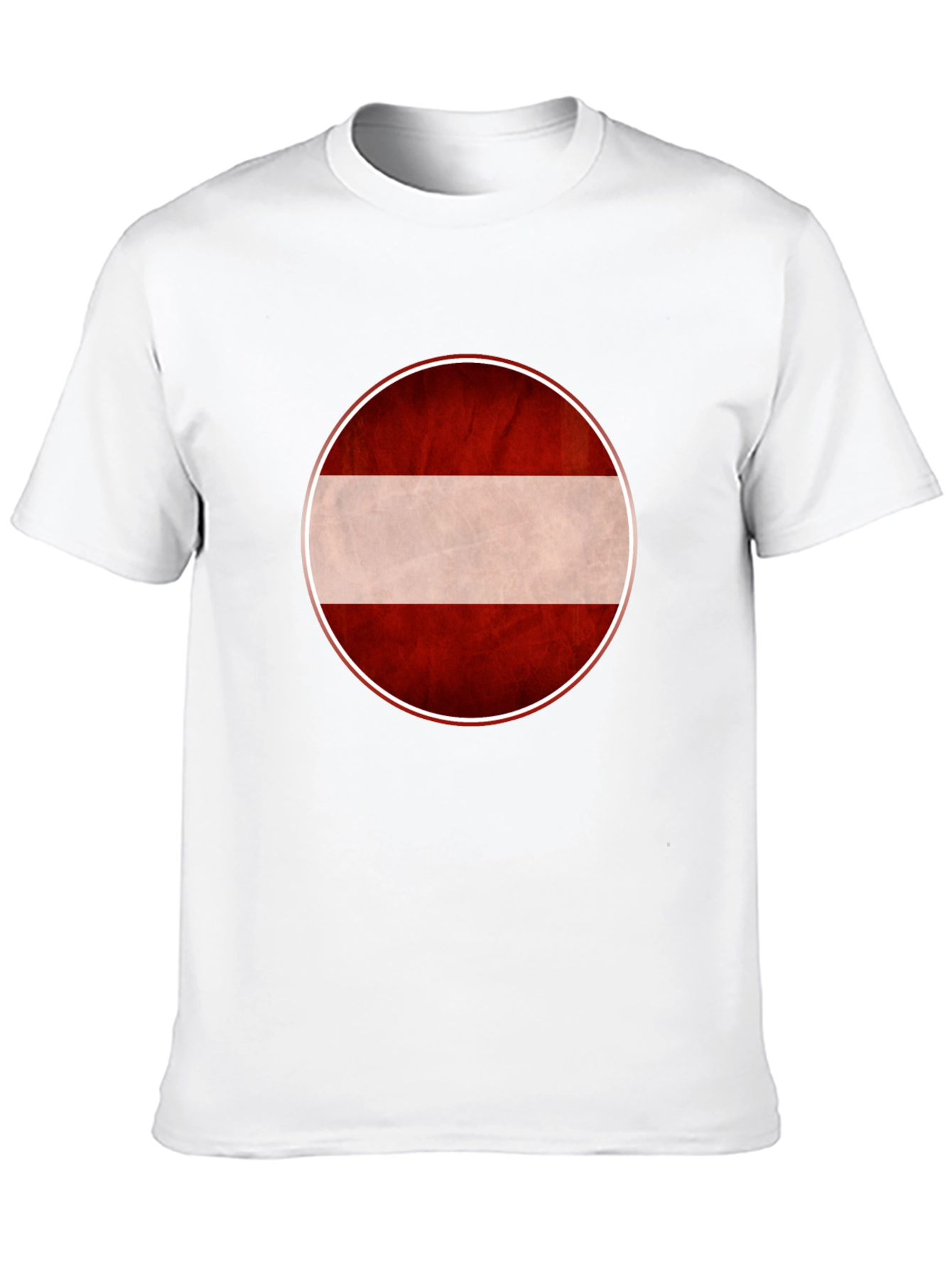 Latvia Flag Graphic Tee - Unisex Black T-Shirt