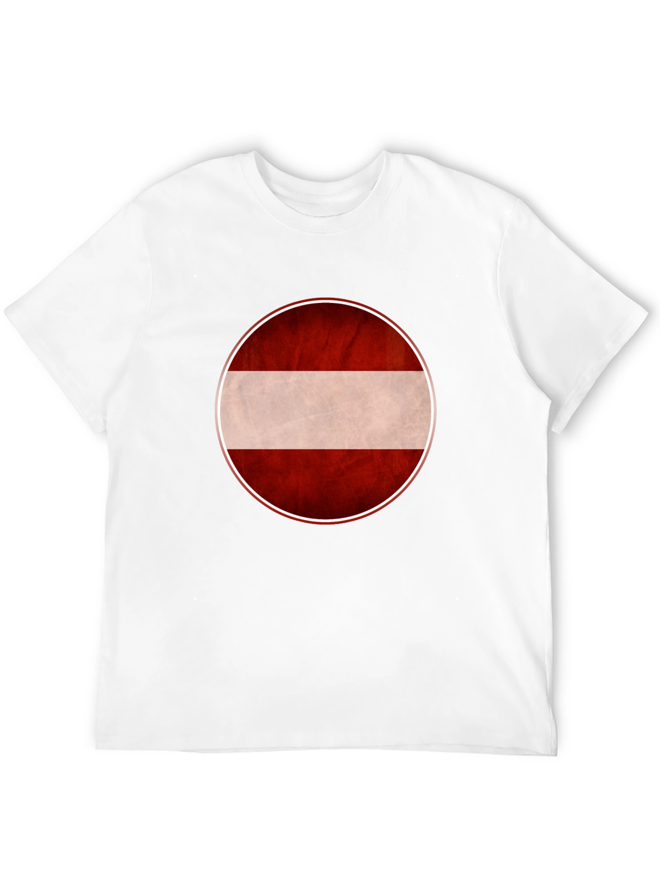 Latvia Flag Graphic Tee - Unisex Black T-Shirt