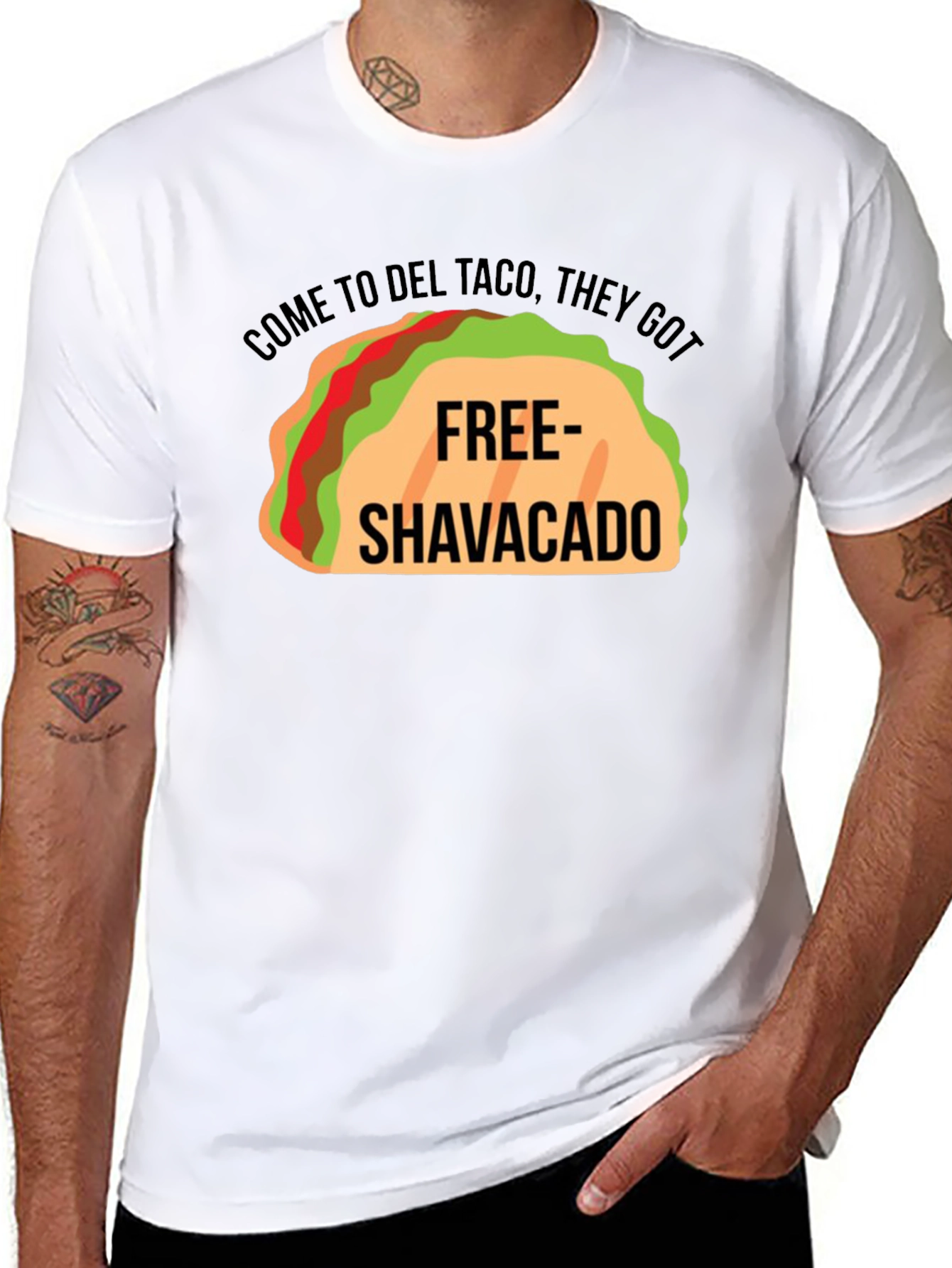 Del Taco Free Shavacado Graphic T-Shirt