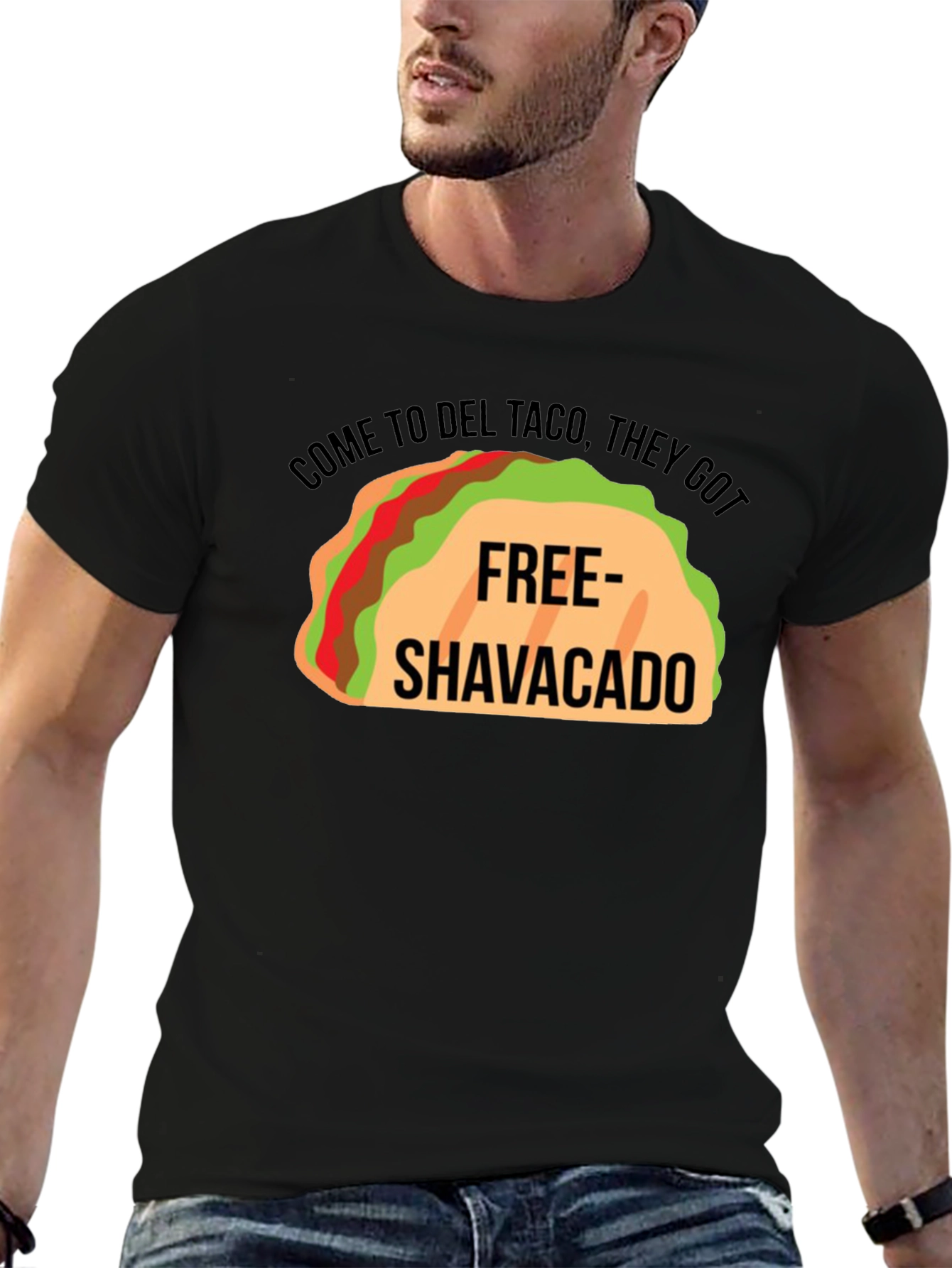 Del Taco Free Shavacado Graphic T-Shirt