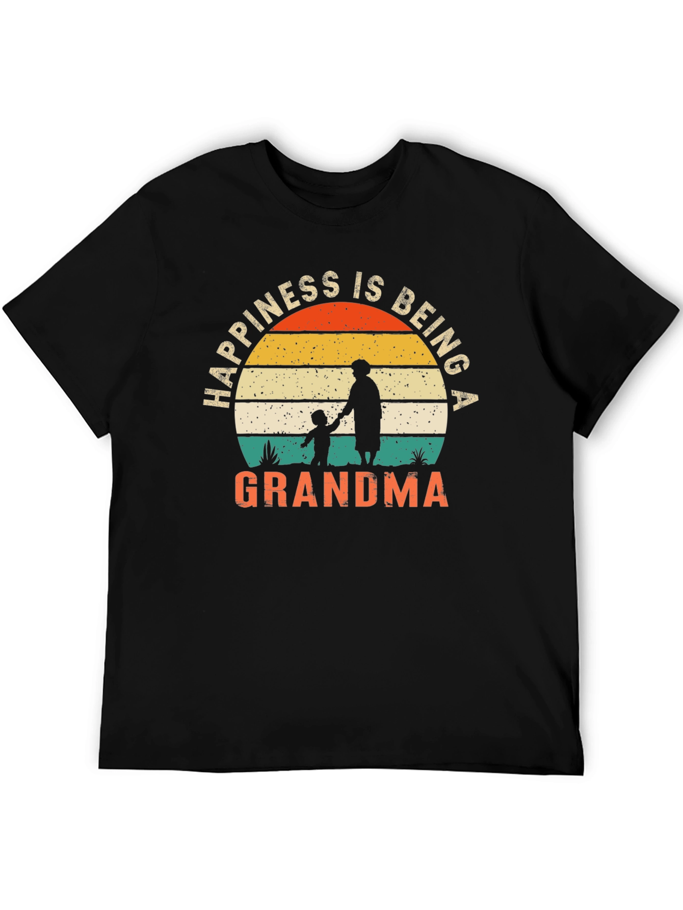 Happiness is Being a Grandma Graphic T-Shirt
