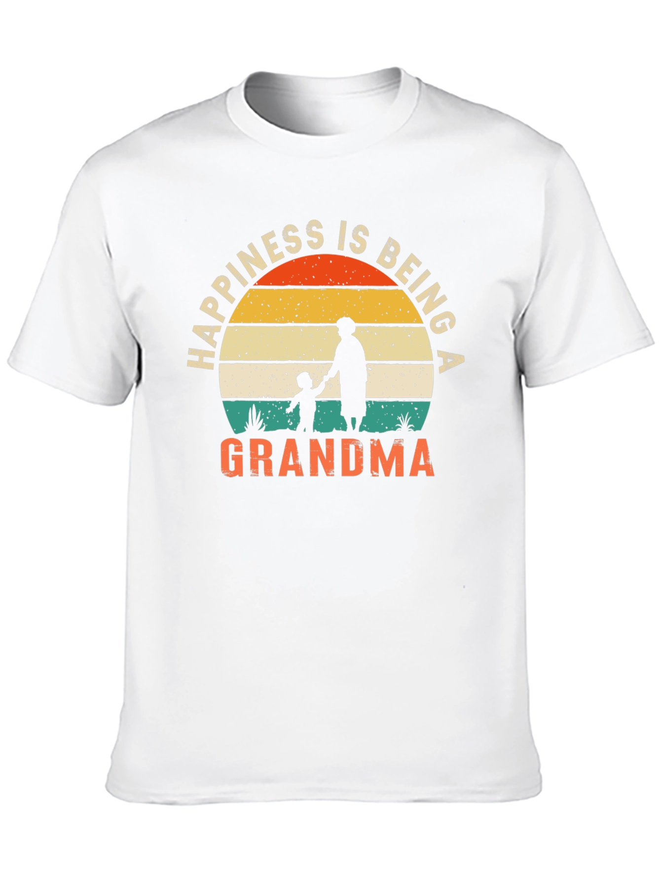 Happiness is Being a Grandma Graphic T-Shirt