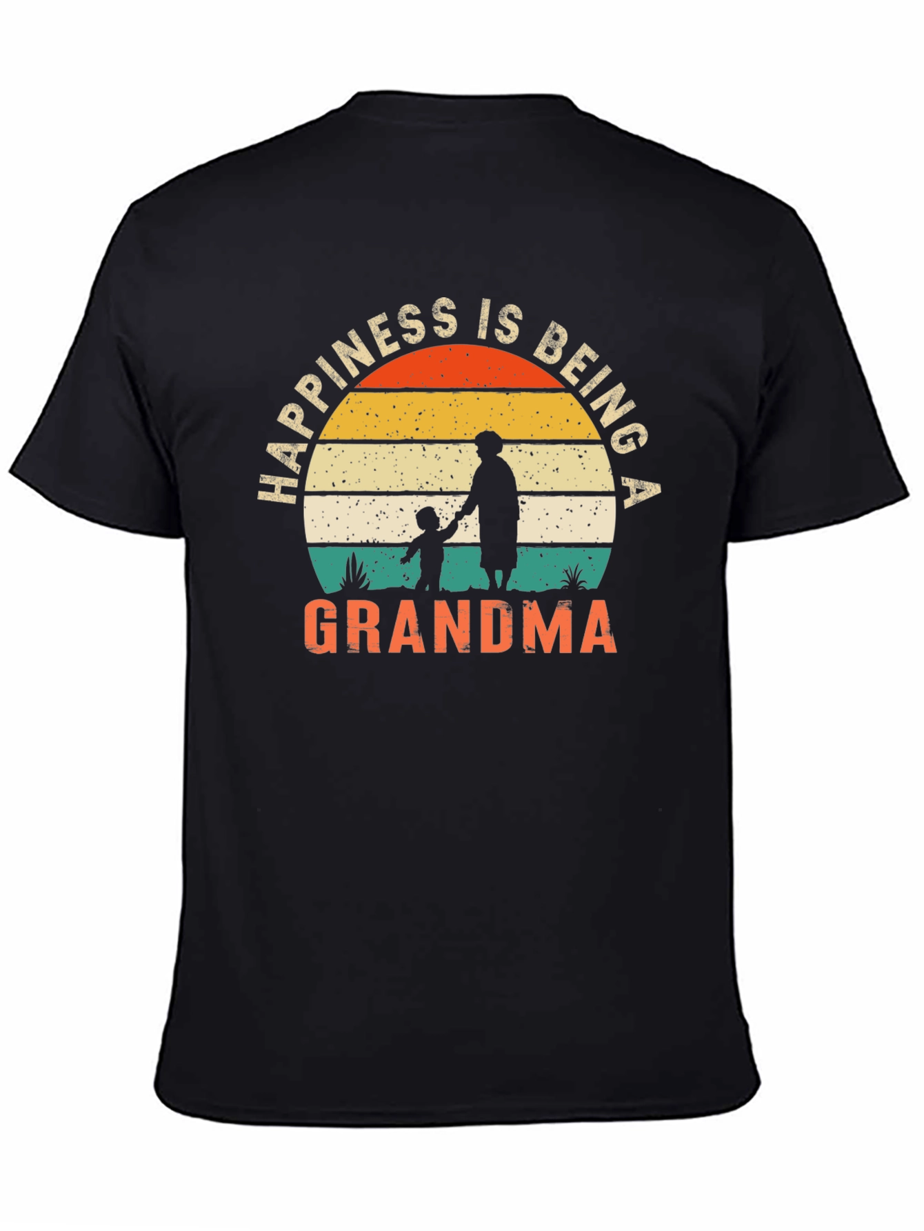 Happiness is Being a Grandma Graphic T-Shirt