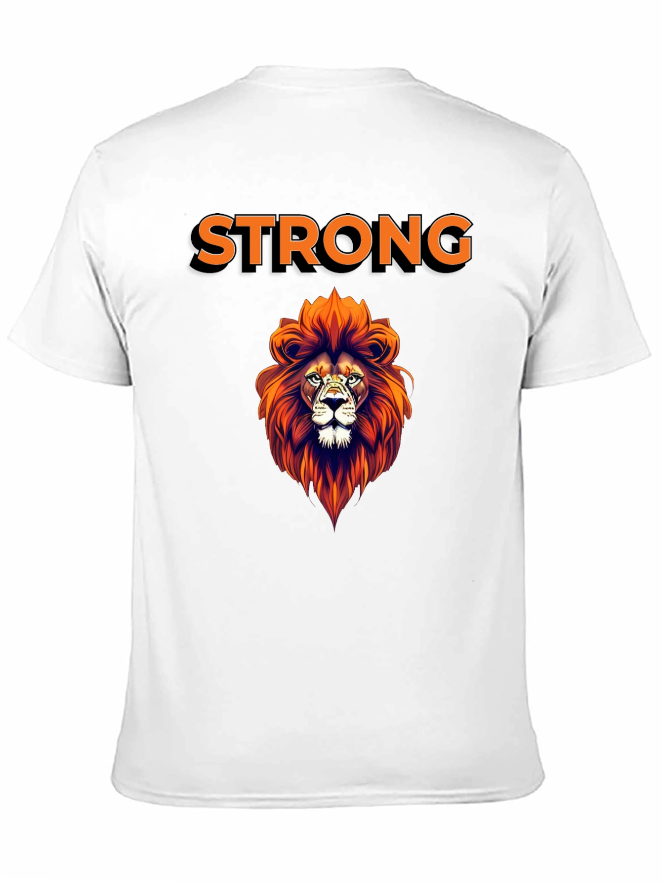 Strong Lion Graphic Tee - Stylish Mens T-Shirt